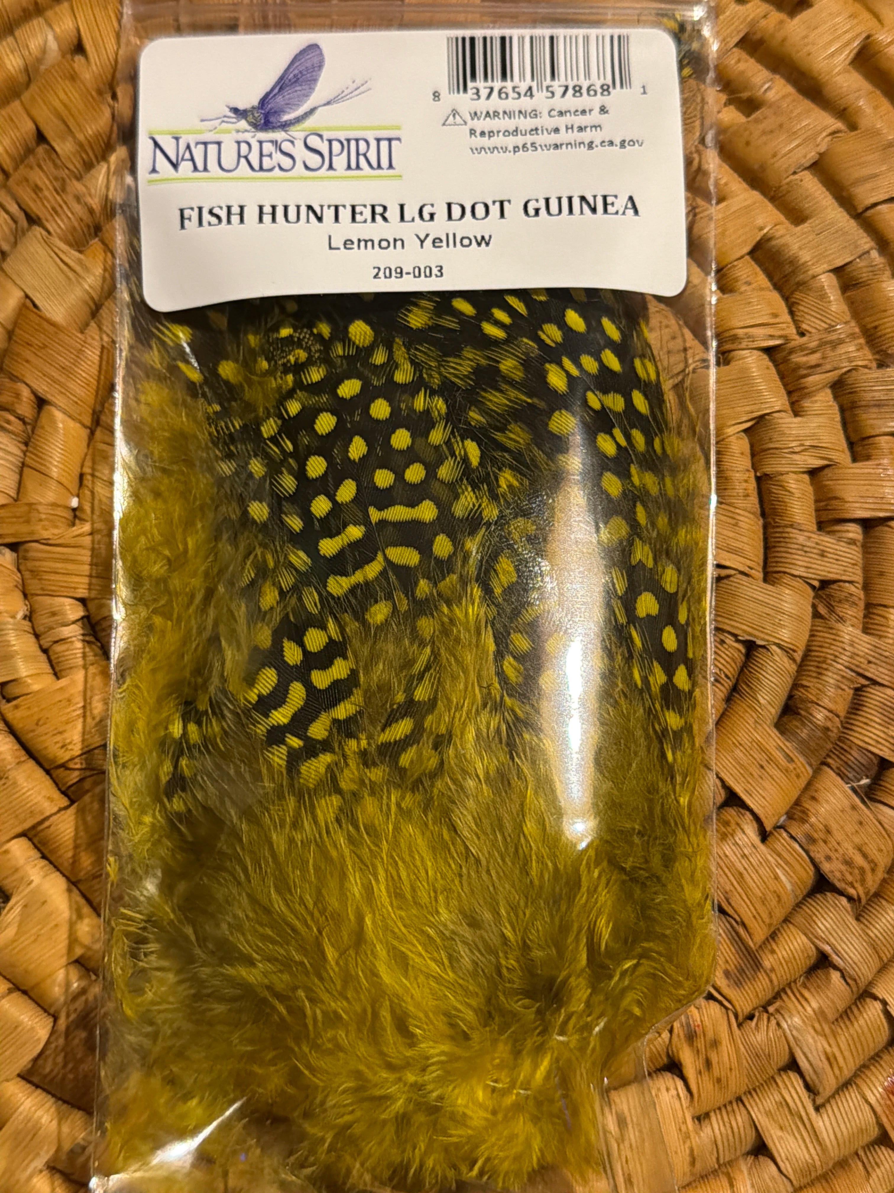 Nature's Spirit Fish Hunter Large Dot Guinea Fowl