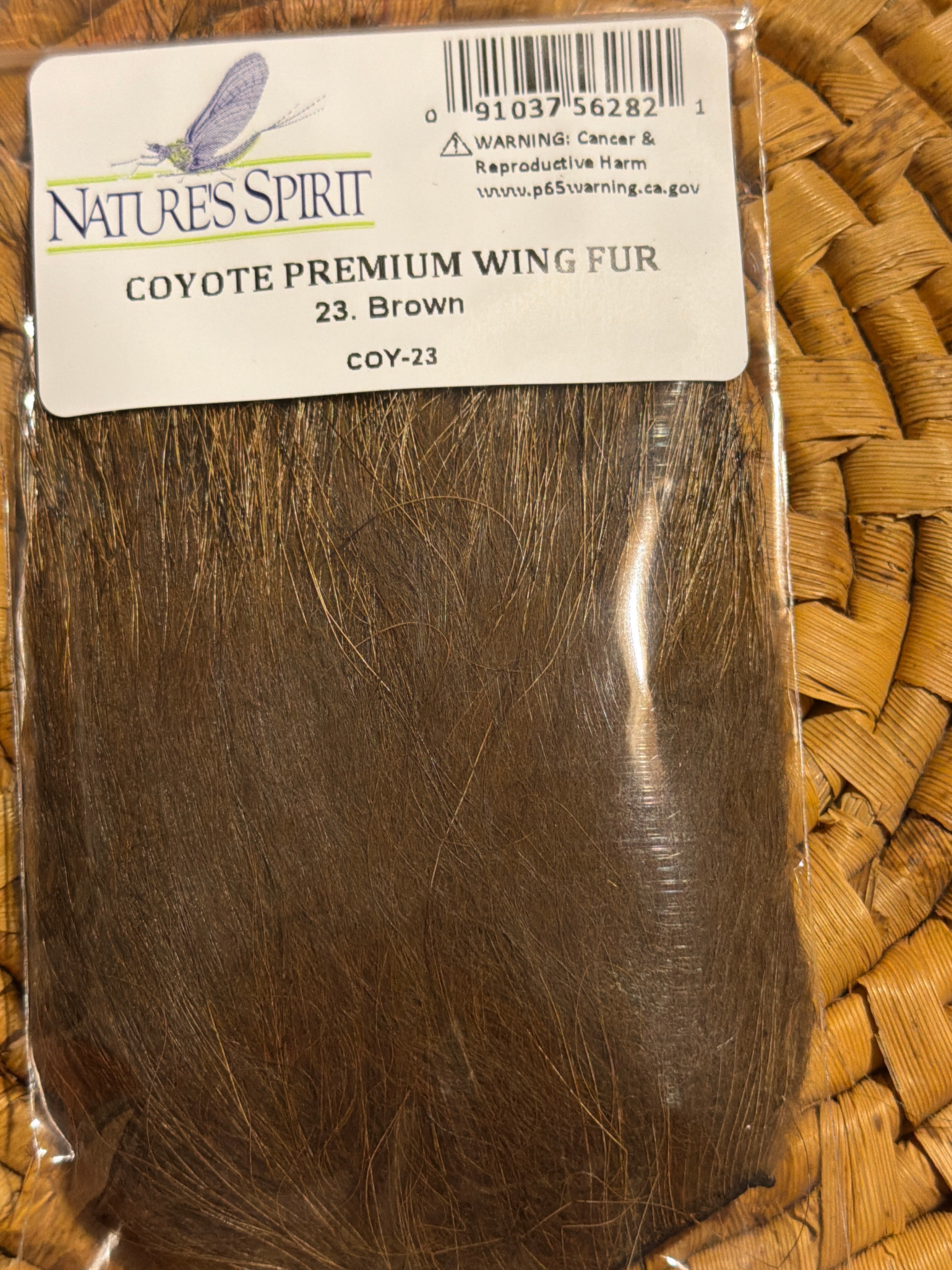 Nature's Spirit Coyote Premium Wing Fur