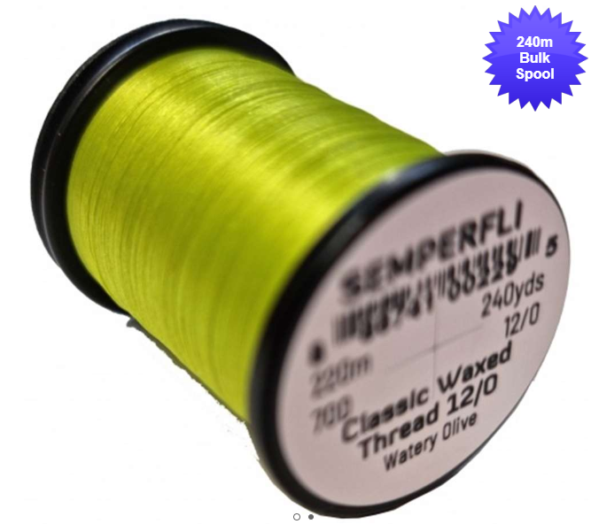 Semperfli Classic Waxed Threads 220m 12/0 105D