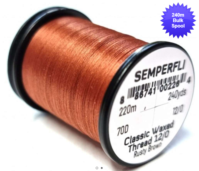 Semperfli Classic Waxed Threads 220m 12/0 105D
