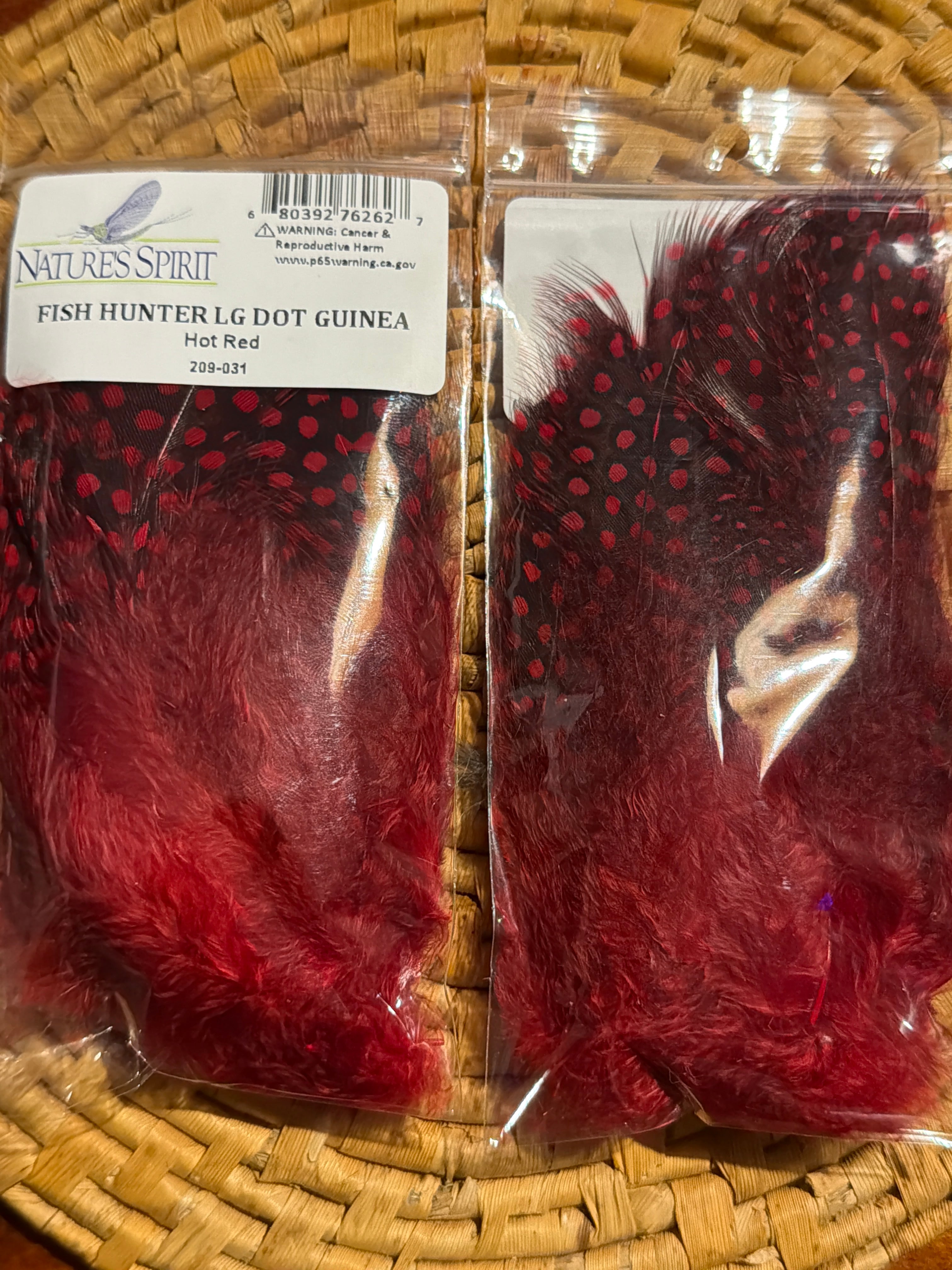 Nature's Spirit Fish Hunter Large Dot Guinea Fowl