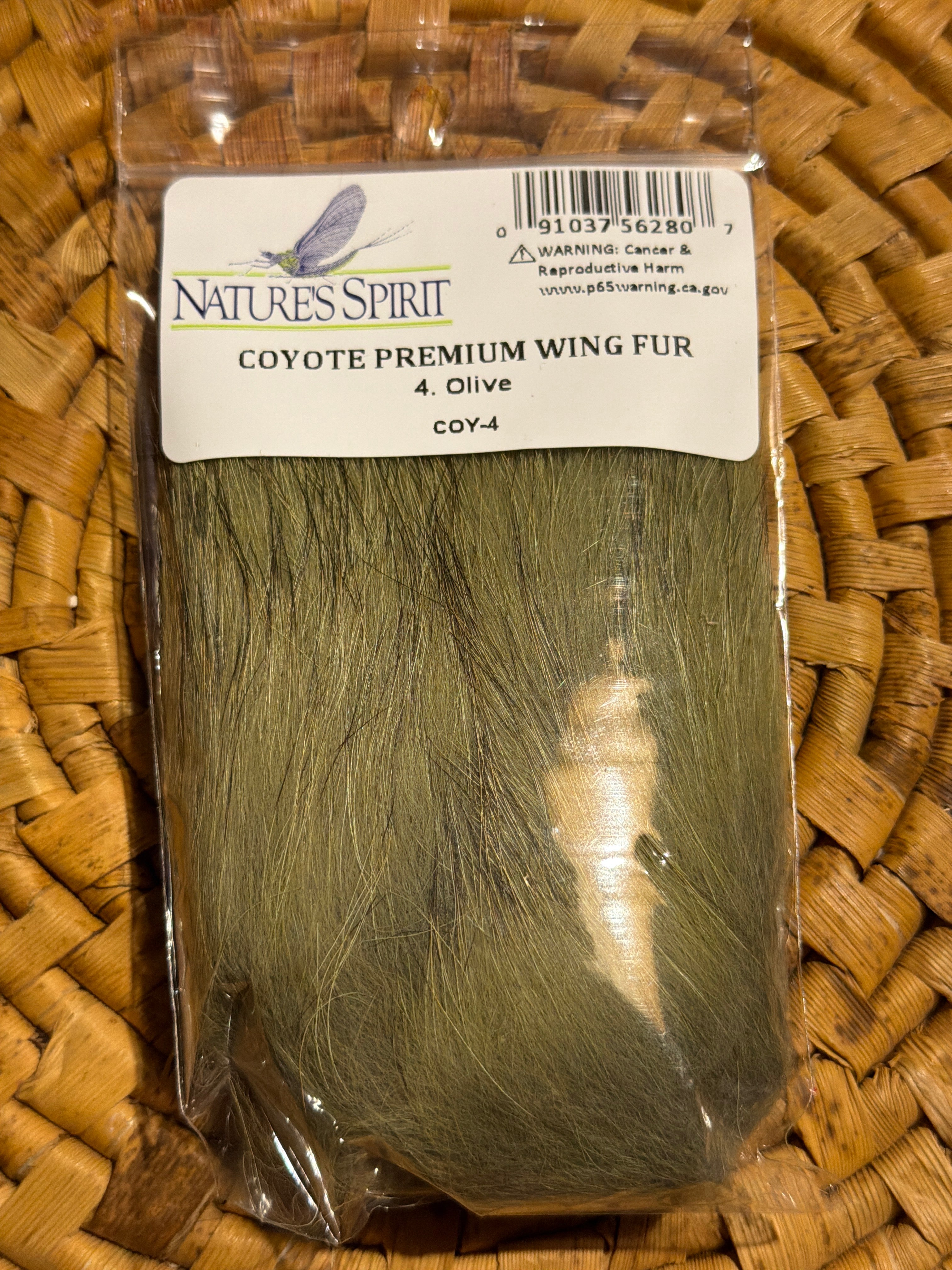 Nature's Spirit Coyote Premium Wing Fur