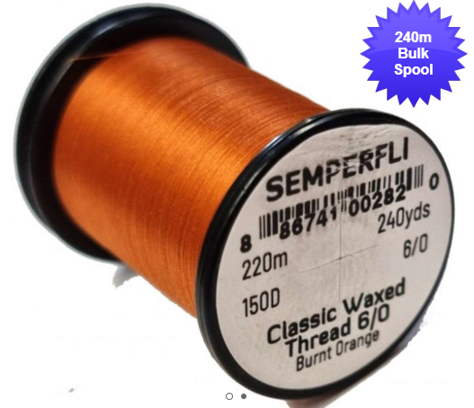 Semperfli Classic Waxed Threads 220m 6/0 150D*