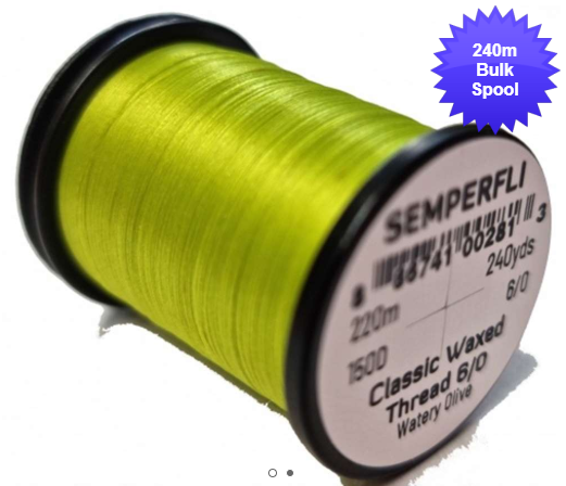Semperfli Classic Waxed Threads 220m 6/0 150D*