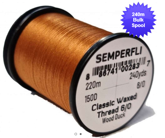 Semperfli Classic Waxed Threads 220m 6/0 150D*