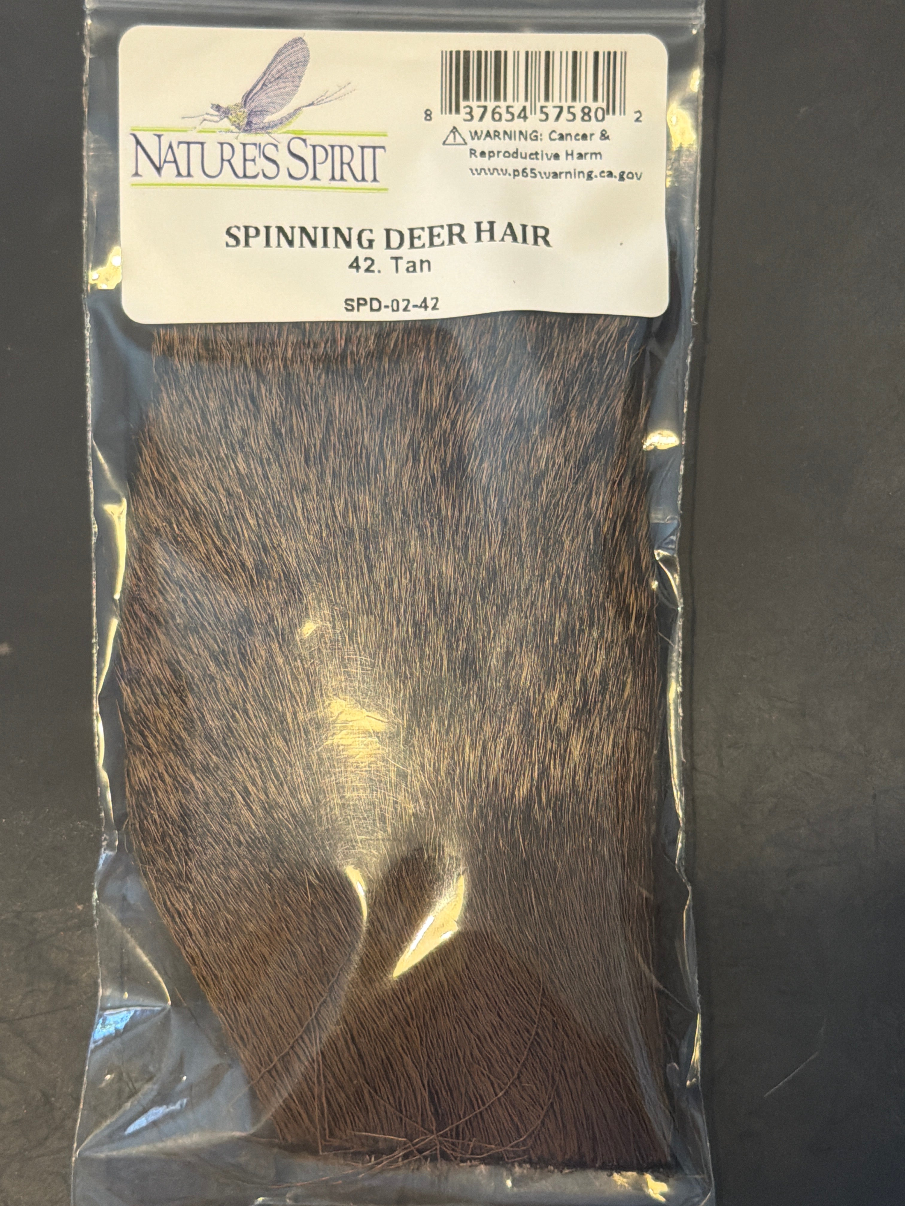 Nature's Spirit Spinning Deer Hair - Natural