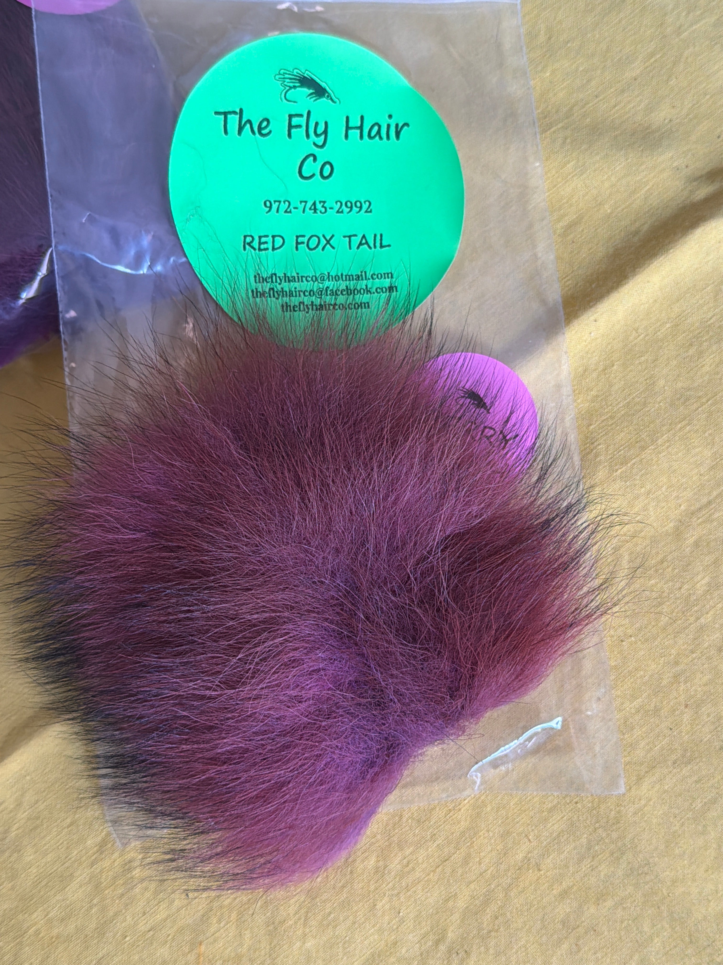 The Fly Hair Company - Red Fox Tail