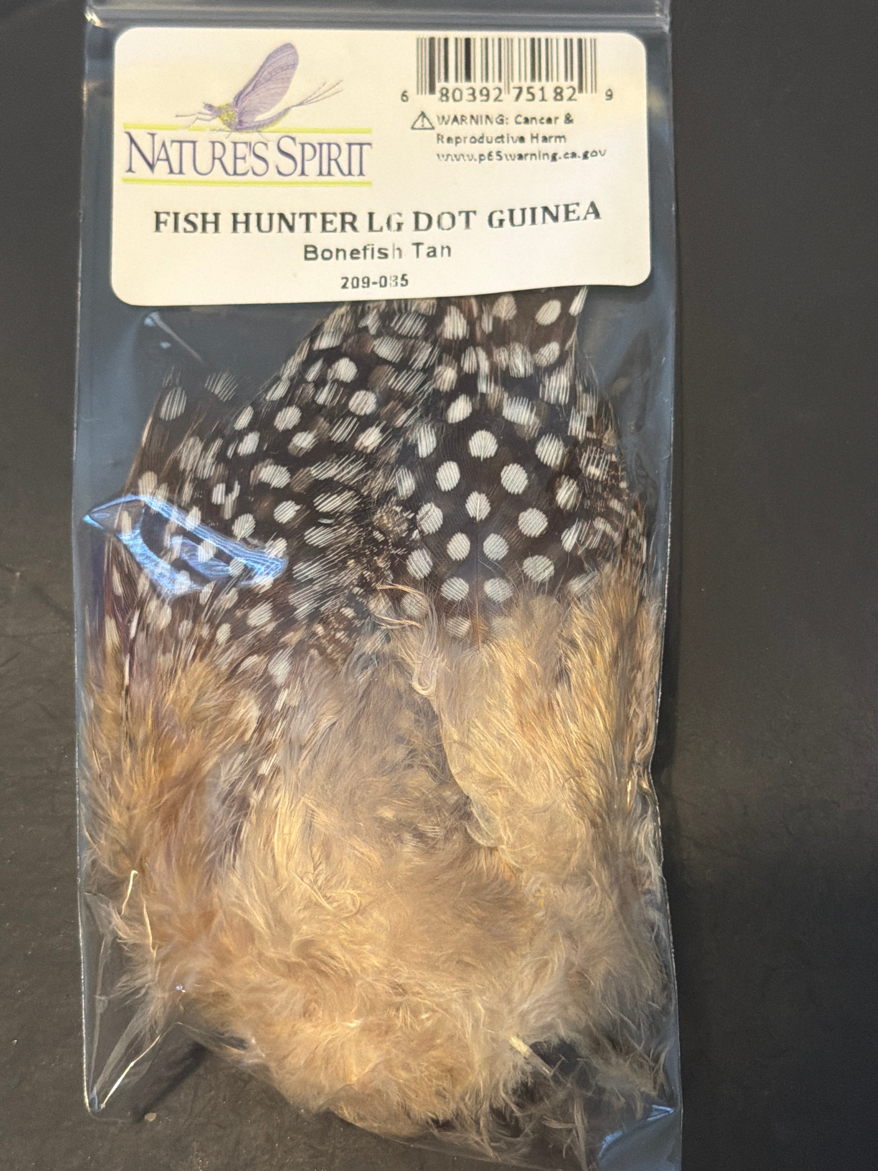 Nature's Spirit Fish Hunter Large Dot Guinea Fowl