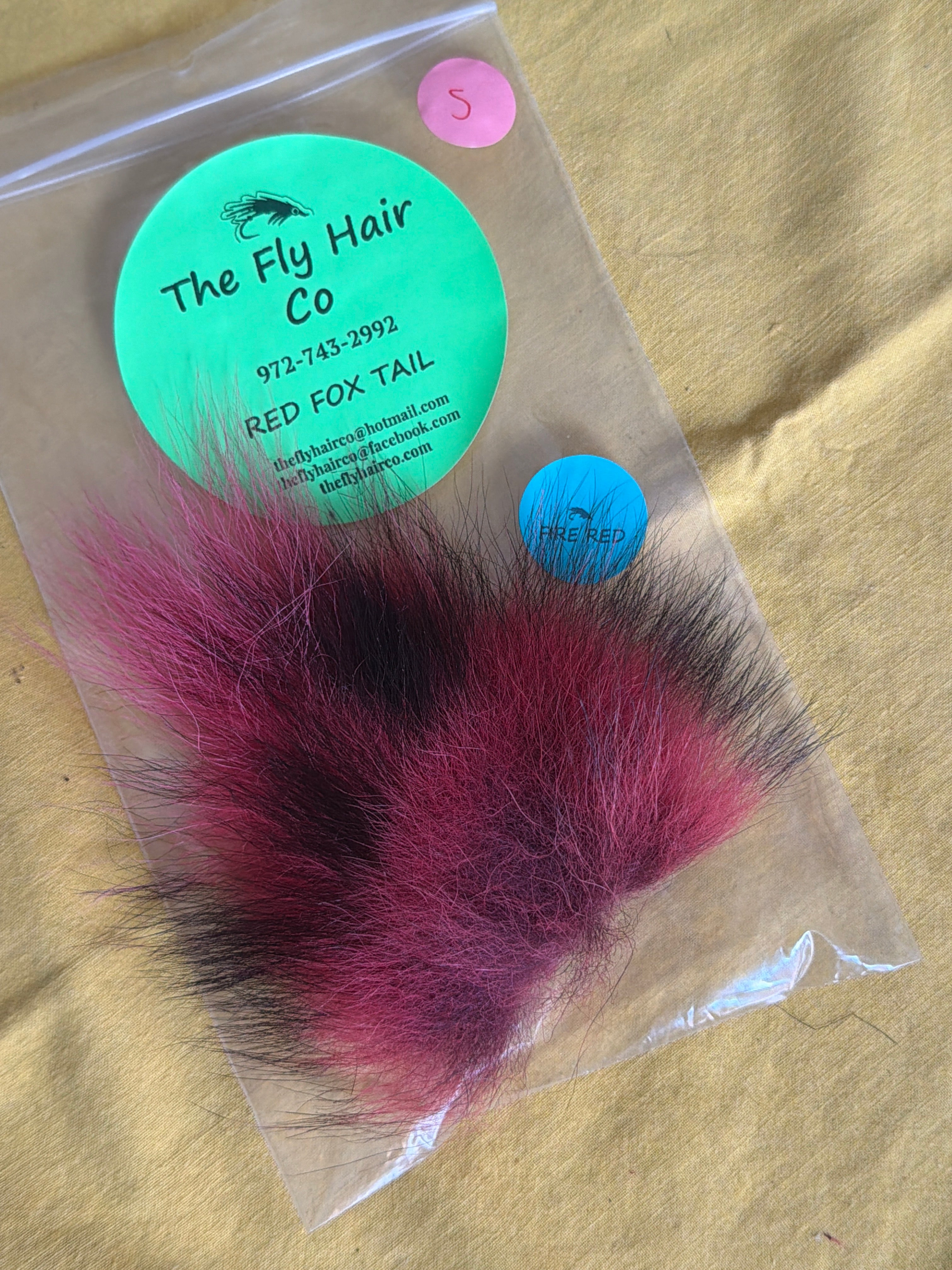 The Fly Hair Company - Red Fox Tail
