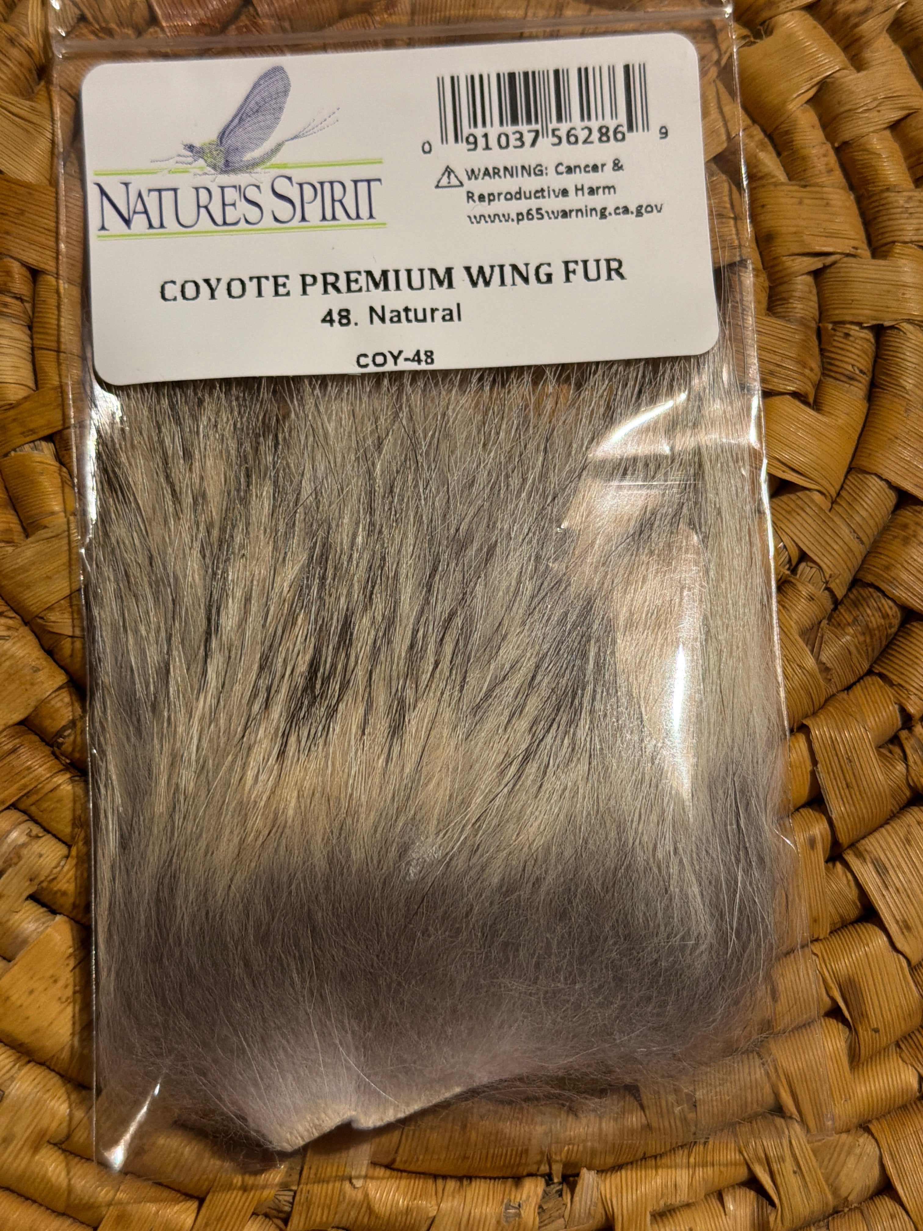 Nature's Spirit Coyote Premium Wing Fur