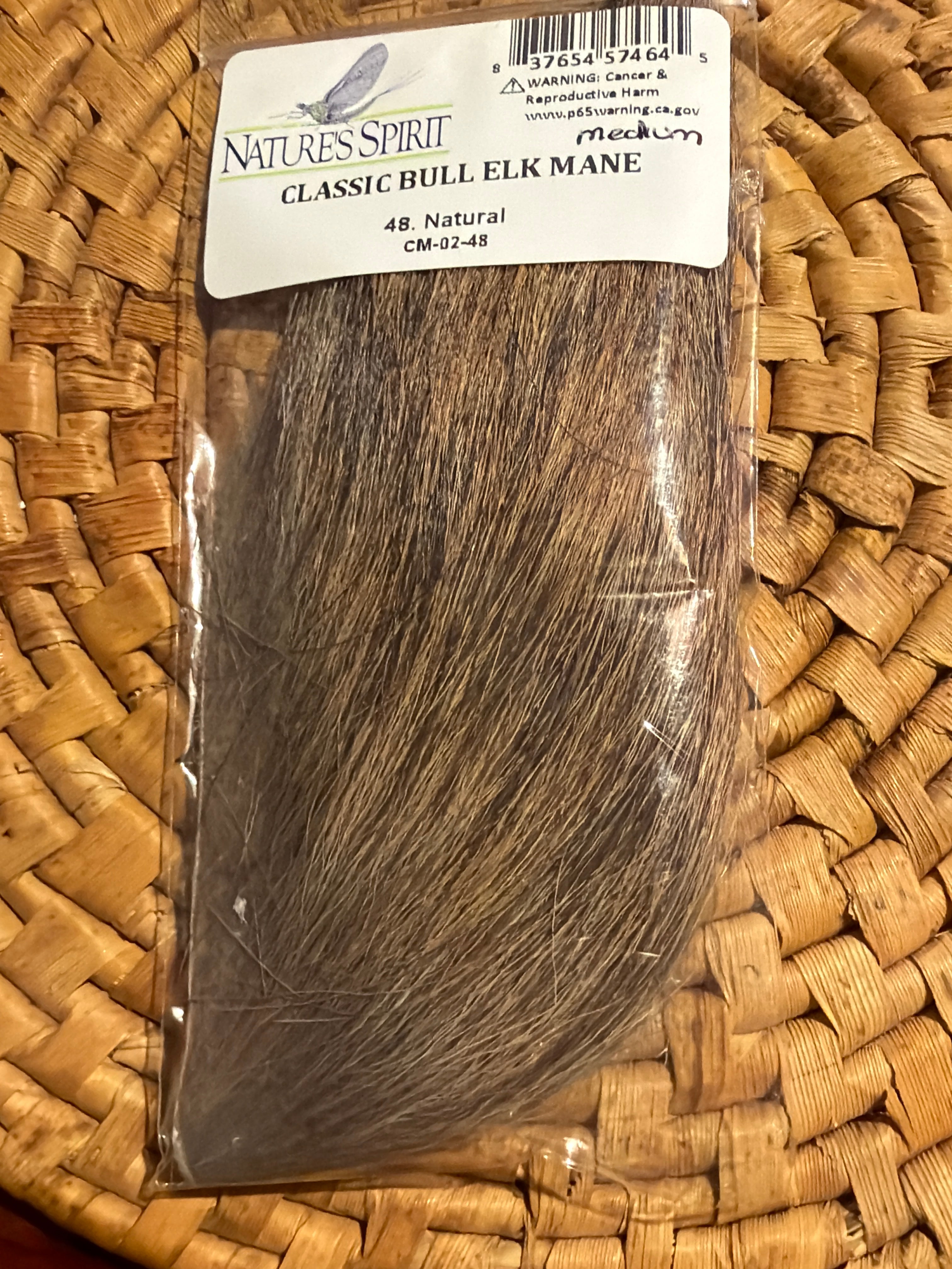 Nature's Spirit Classic Bull Elk Mane 2" x 3"