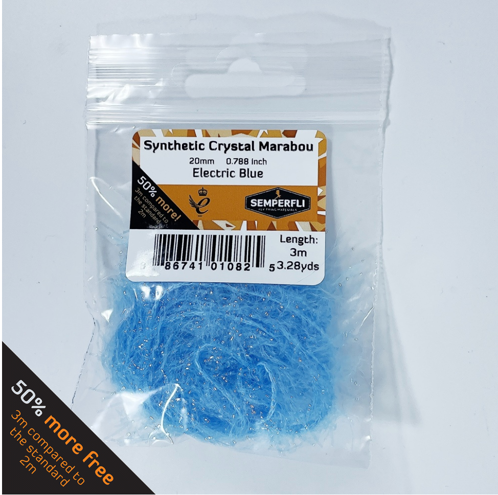 Semperfli Synthetic Crystal Marabou