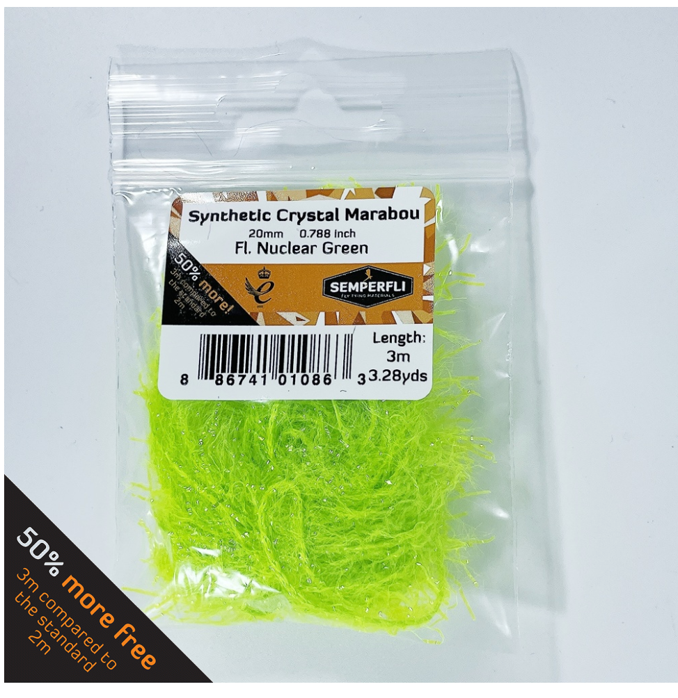Semperfli Synthetic Crystal Marabou