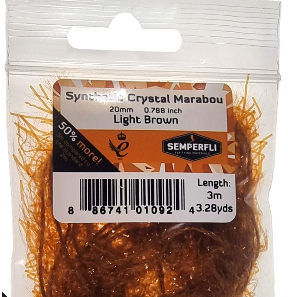 Semperfli Synthetic Crystal Marabou