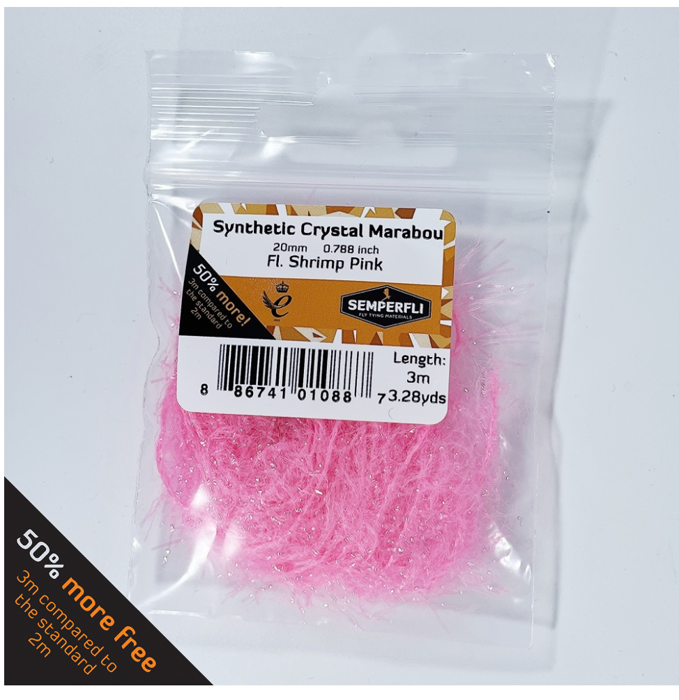 Semperfli Synthetic Crystal Marabou