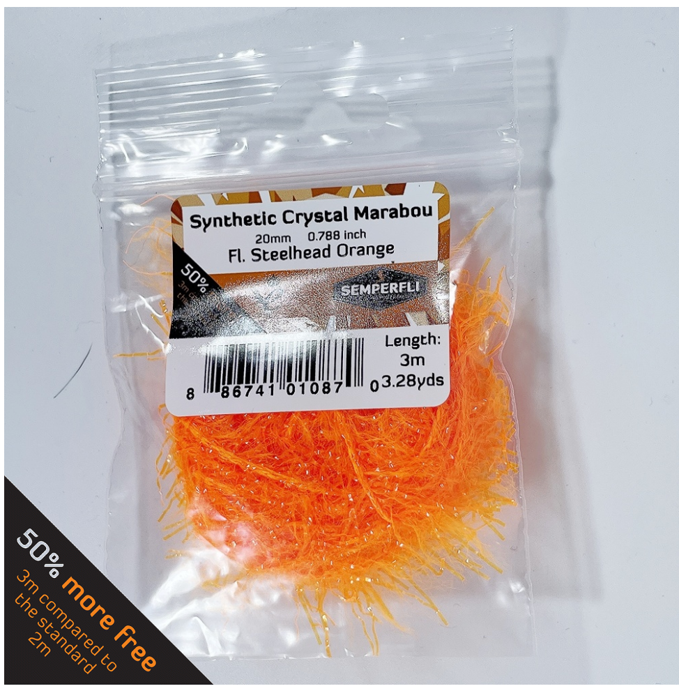 Semperfli Synthetic Crystal Marabou