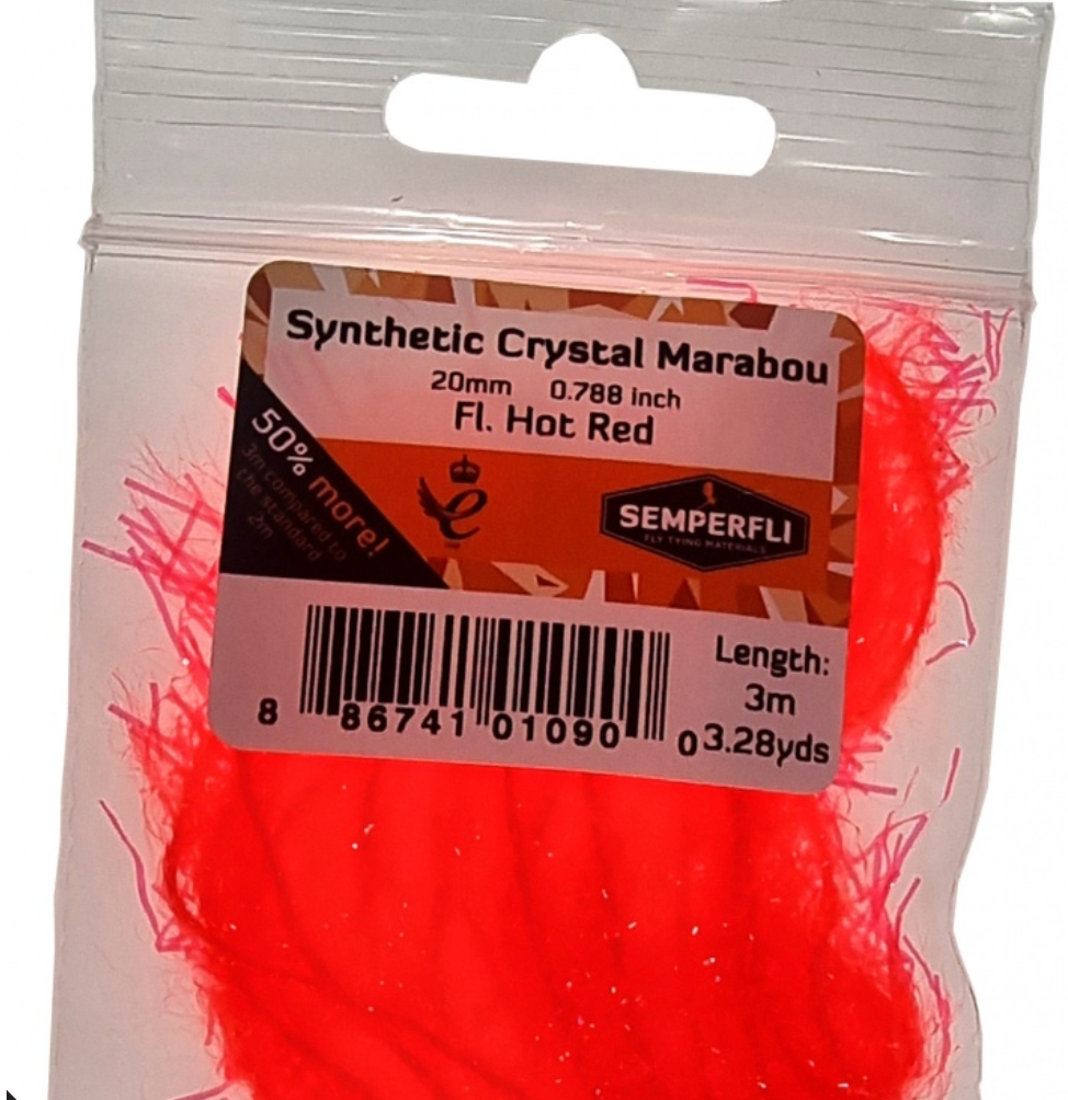 Semperfli Synthetic Crystal Marabou