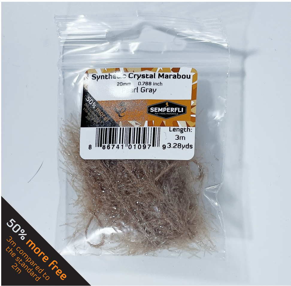 Semperfli Synthetic Crystal Marabou
