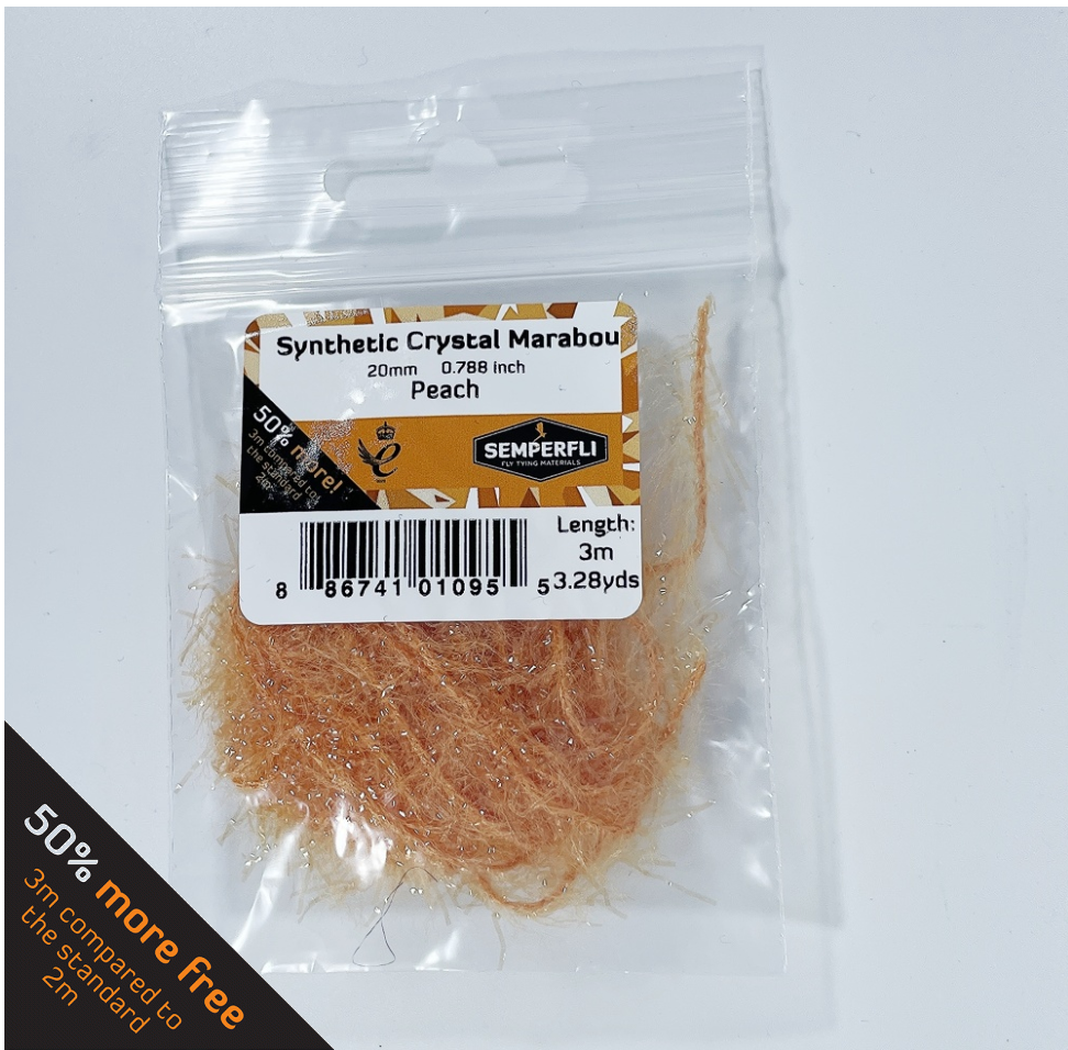 Semperfli Synthetic Crystal Marabou