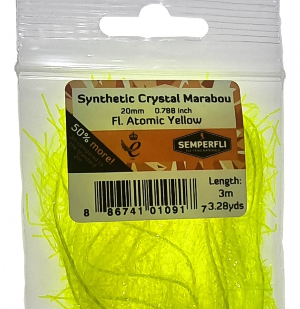 Semperfli Synthetic Crystal Marabou