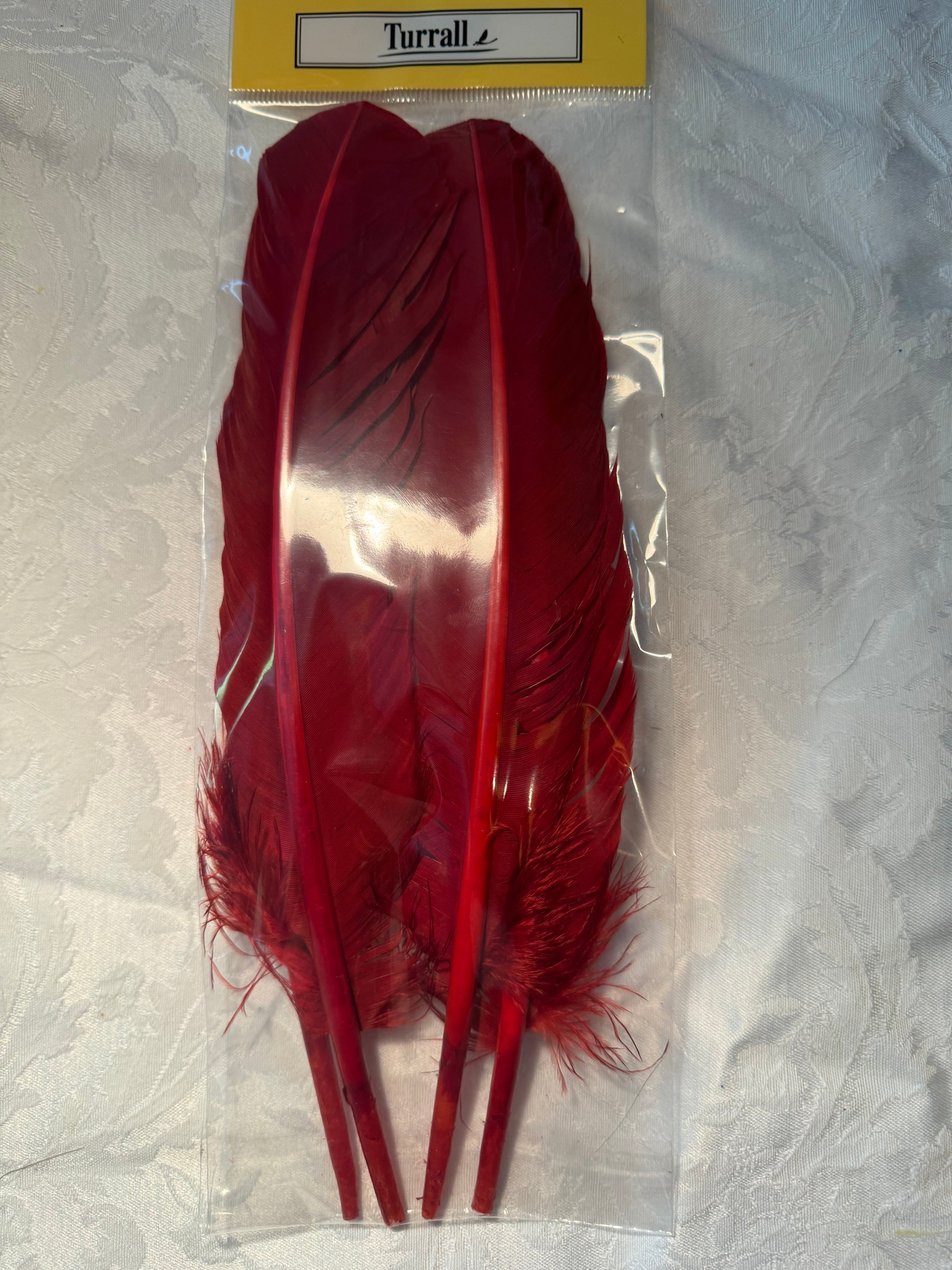 Goose Wing Quills - Red