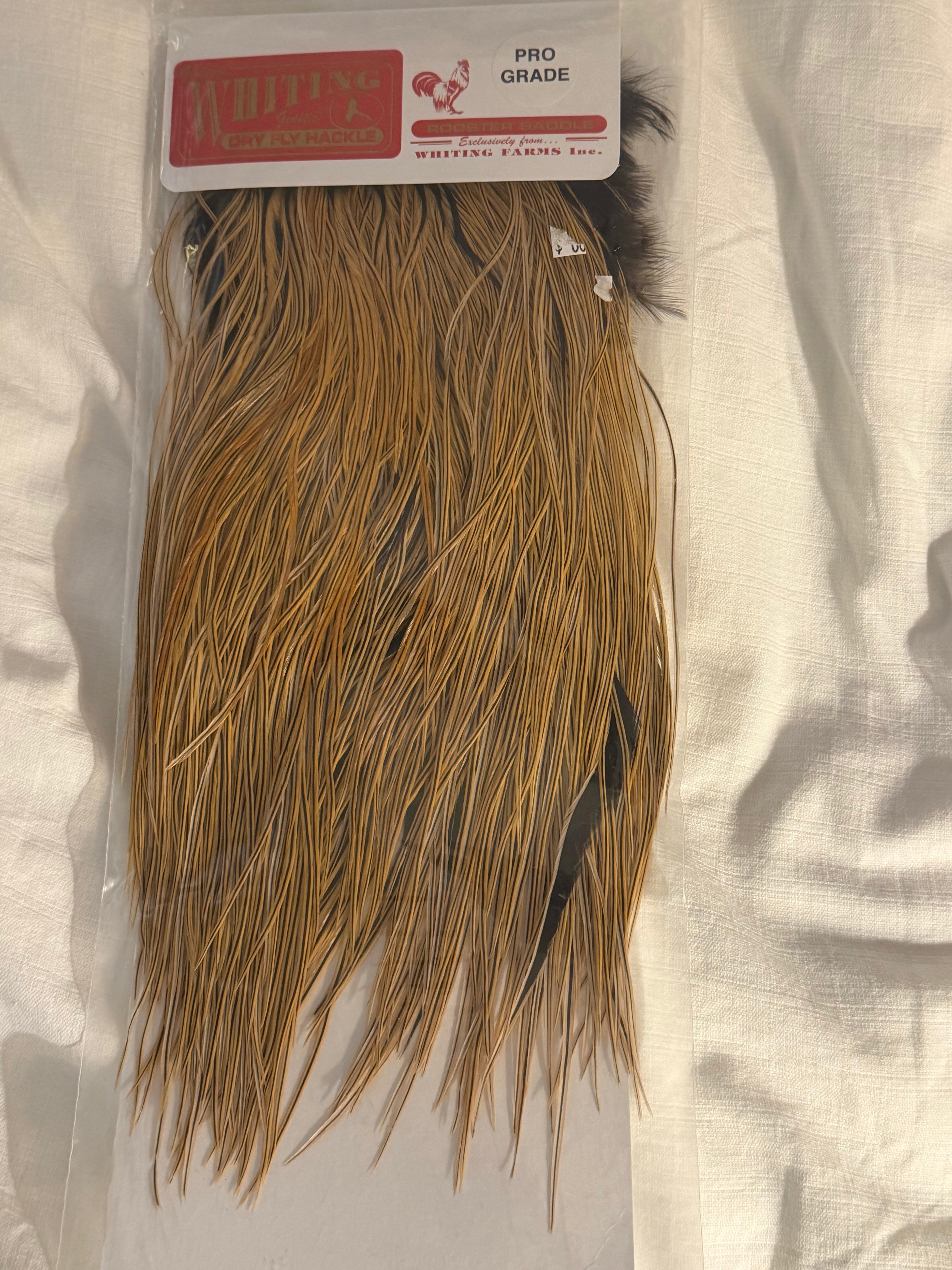 Whiting Dry Fly Hackle Pro Grade Rooster Saddle