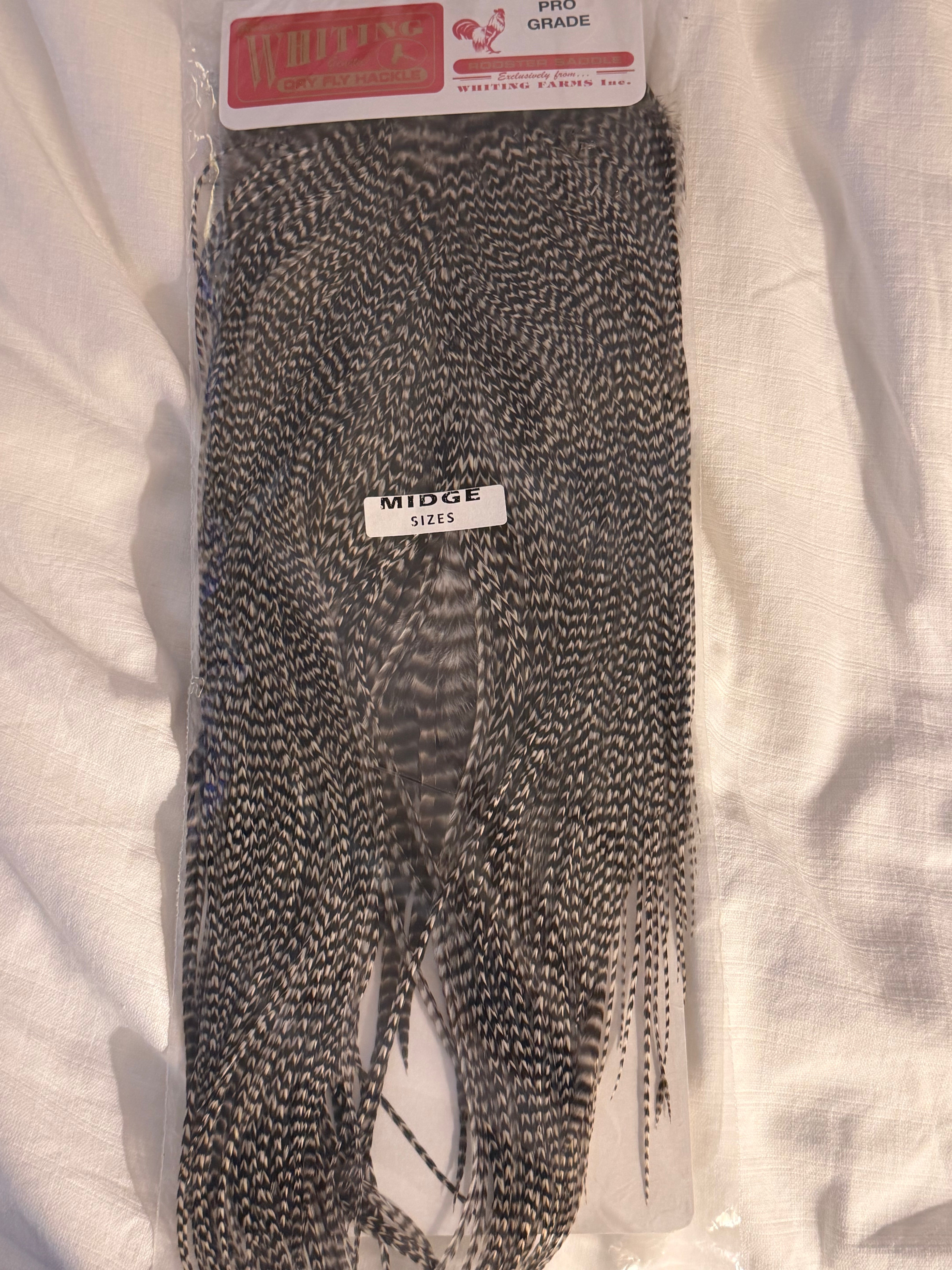 Whiting Dry Fly Hackle Pro Grade Rooster Saddle