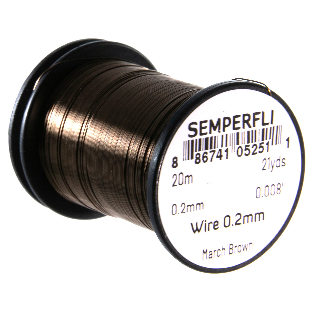 Semperfli Non Tarnishing Fly Tying Wire 0.1mm, 0.2mm, 0.3mm & 0.5mm*
