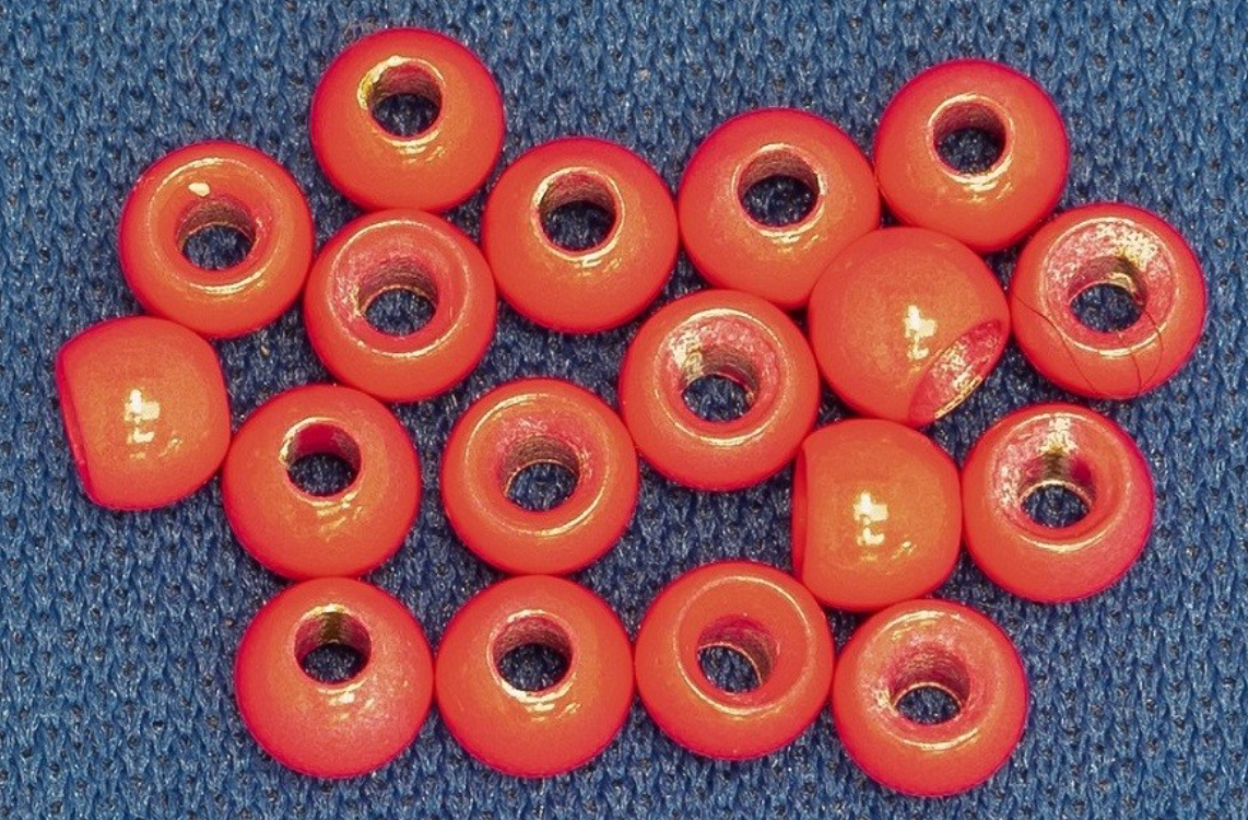 Hot Colour Brass Beads