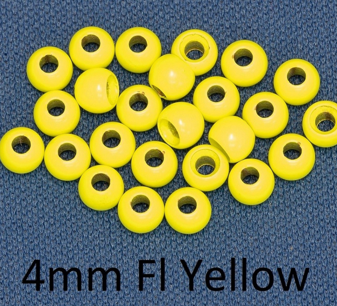 Hot Colour Brass Beads