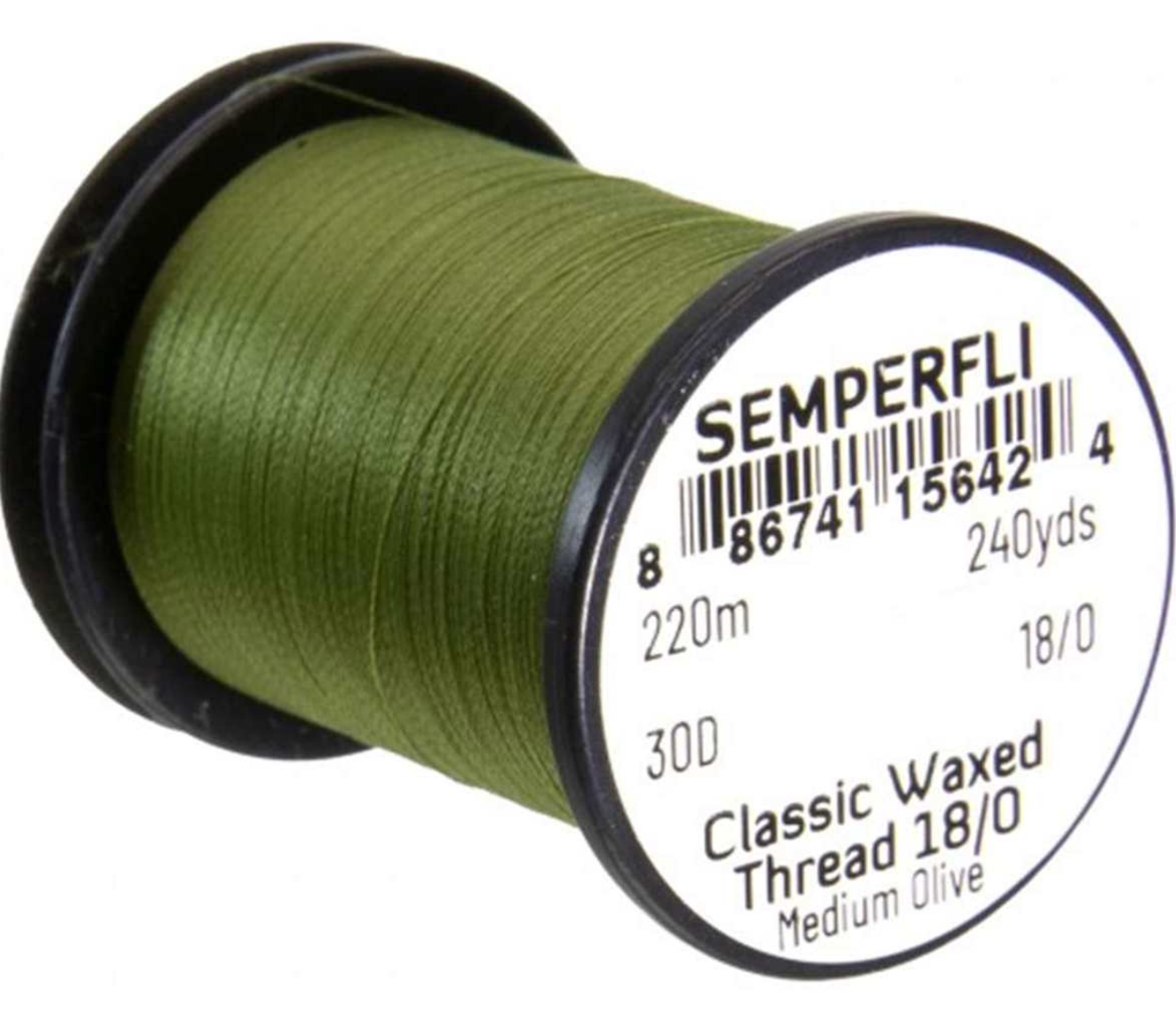 Semperfli Classic Waxed Threads 220m 18/0*