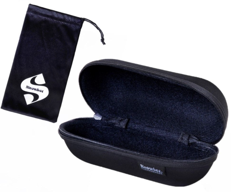 Snowbee Spectre Wrap Full Frame Polarising Sunglasses - Black/Grey/Yellow/Green Mirror