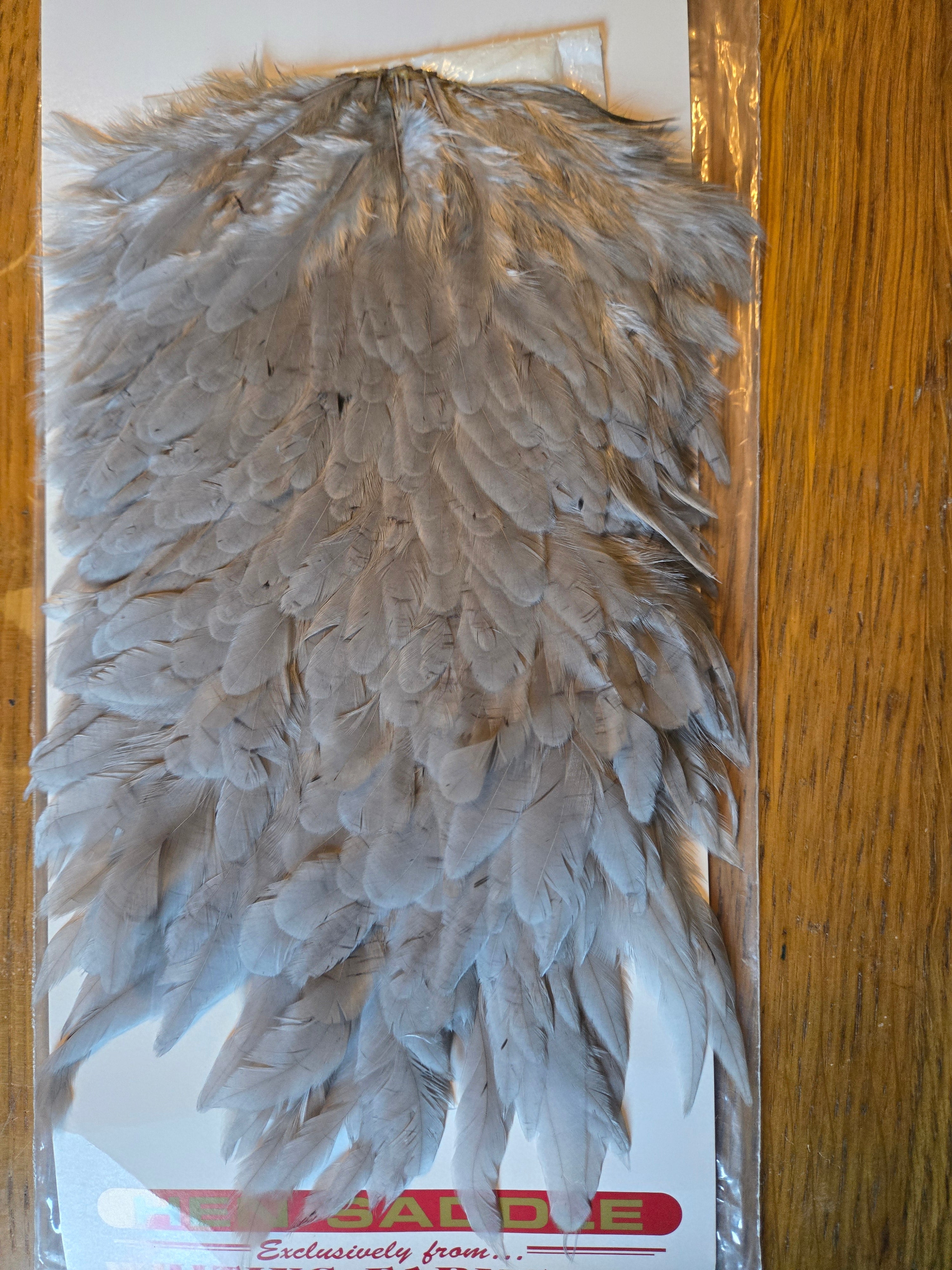 Whiting Wet Fly Hackle - Hen Saddle Med Dyed Dun (5)