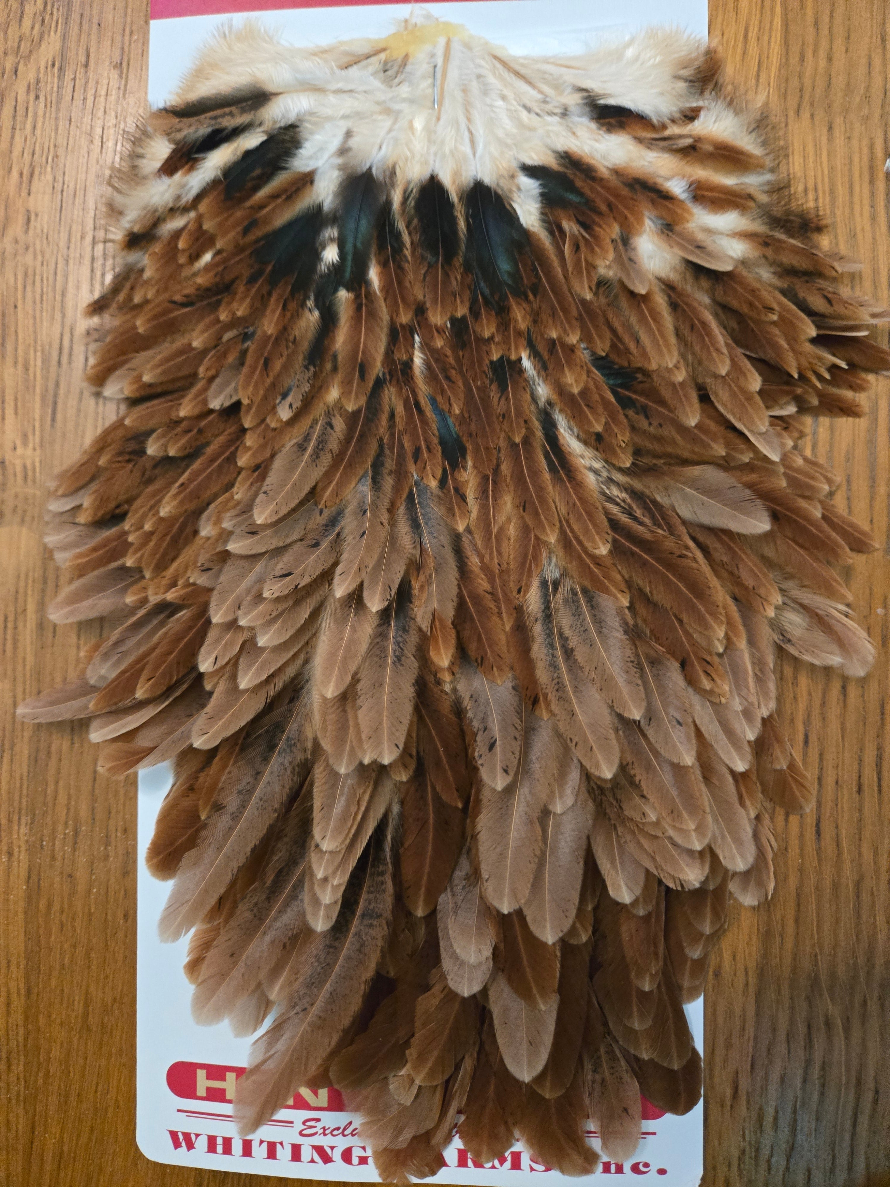 Whiting Wet Fly Hackle - Hen Saddle Brown (17)