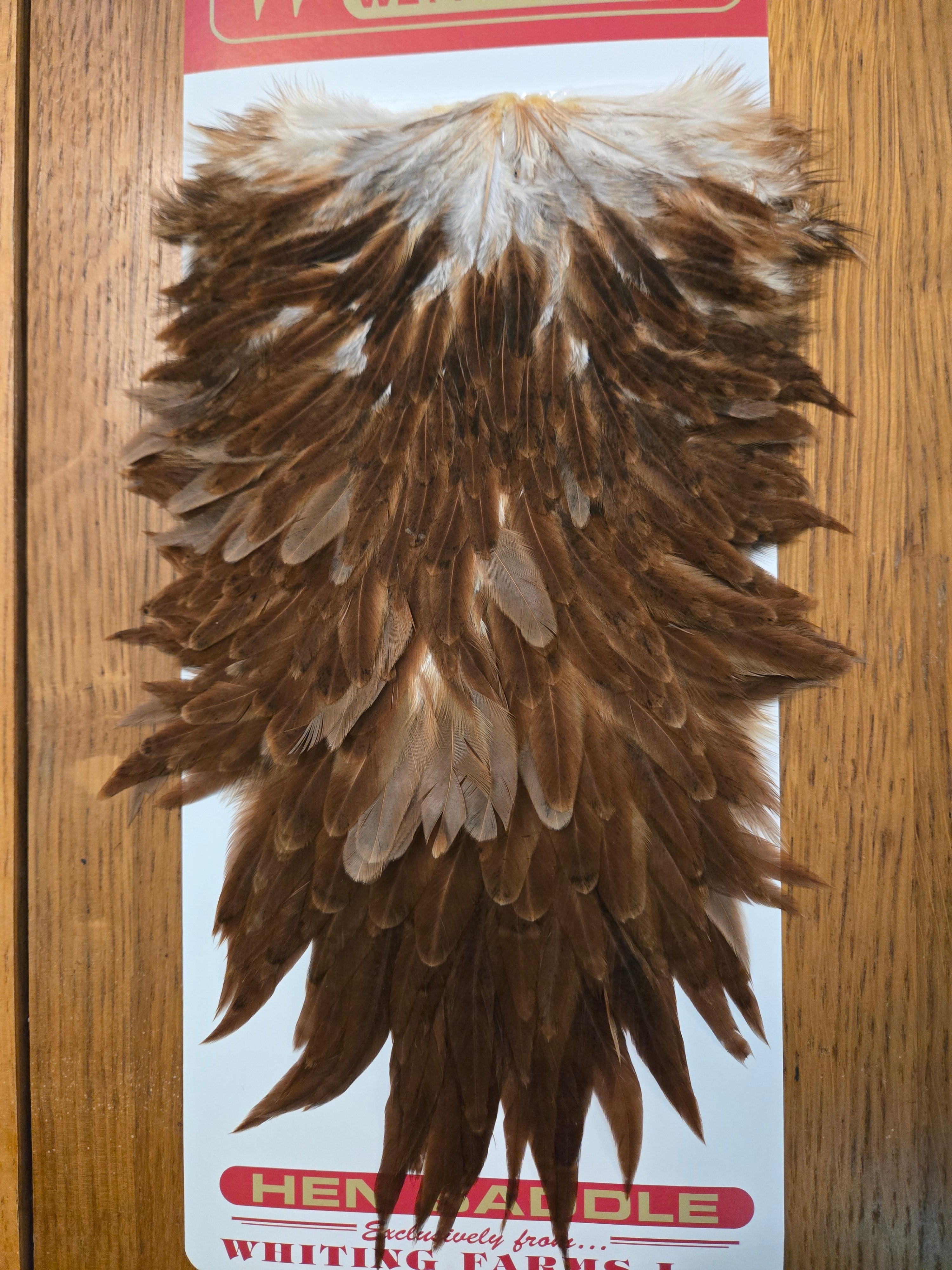 Whiting Wet Fly Hackle - Hen Saddle Brown (19)