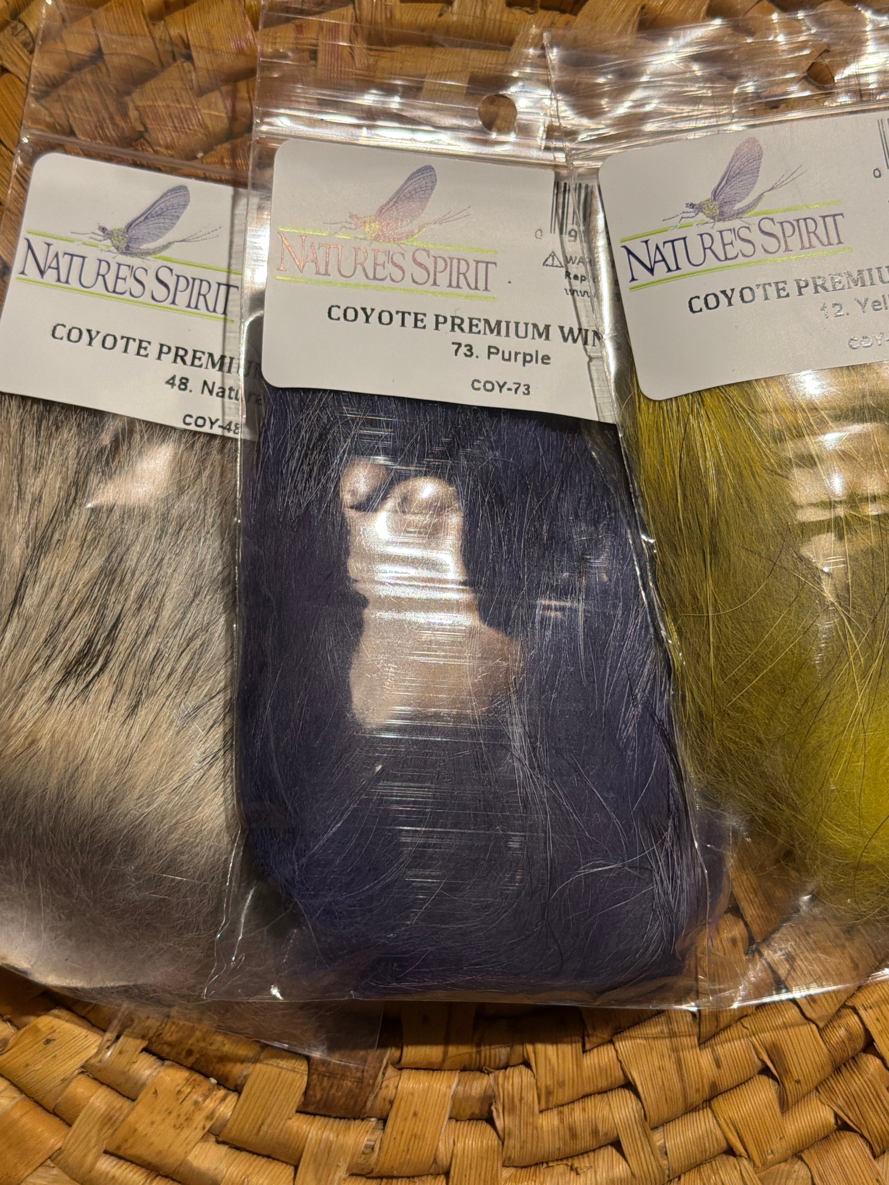 Nature's Spirit Coyote Premium Wing Fur