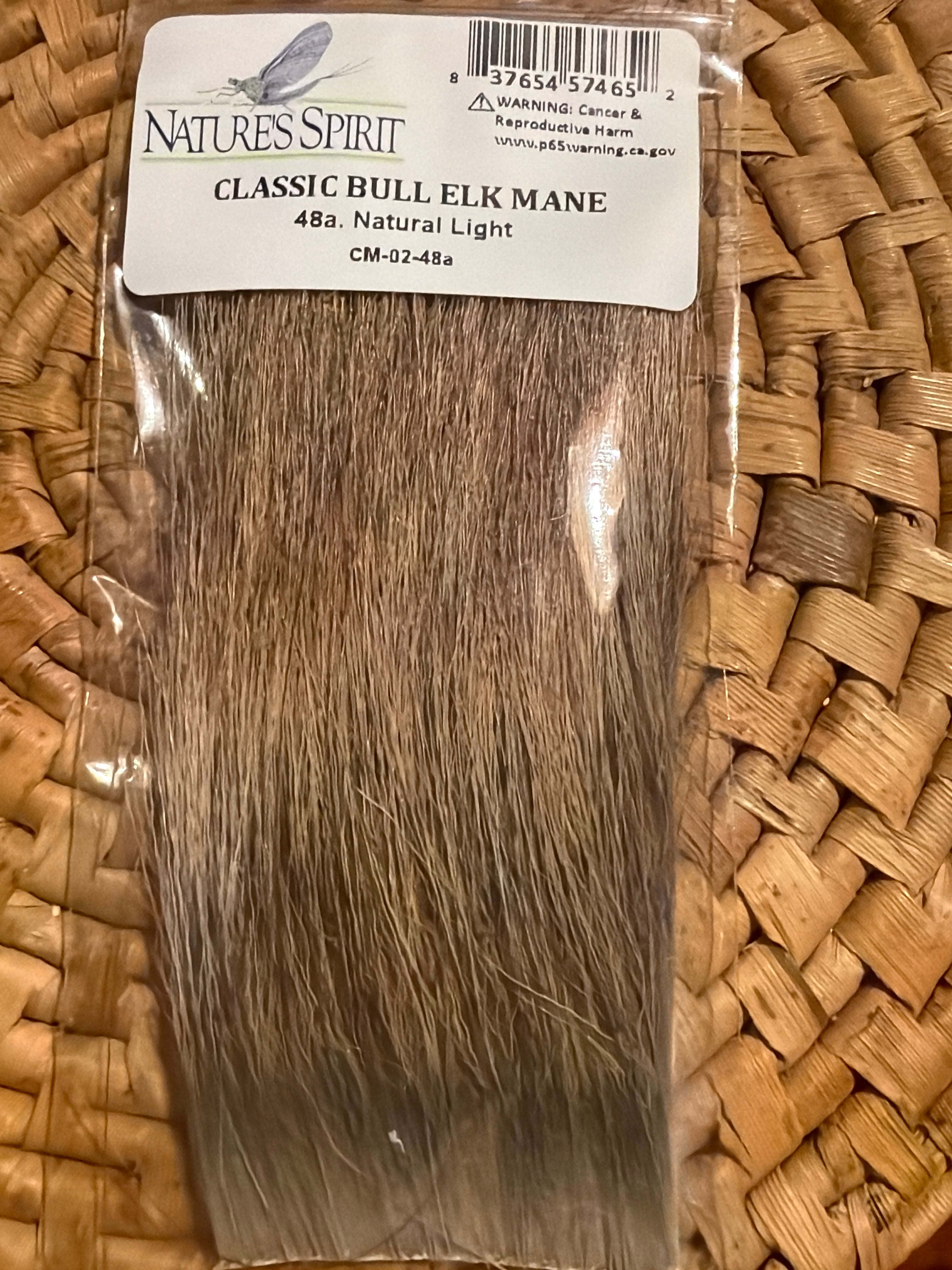 Nature's Spirit Classic Bull Elk Mane 2" x 3"