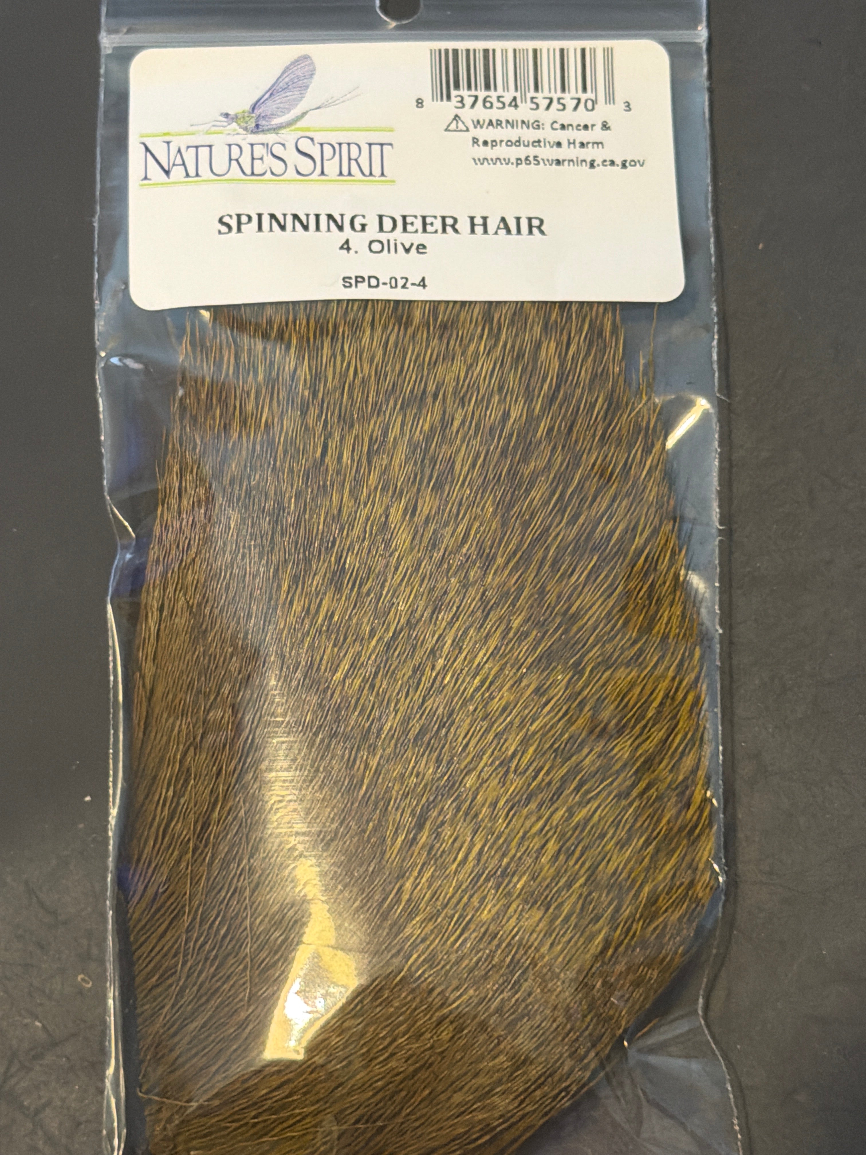 Nature's Spirit Spinning Deer Hair - Natural