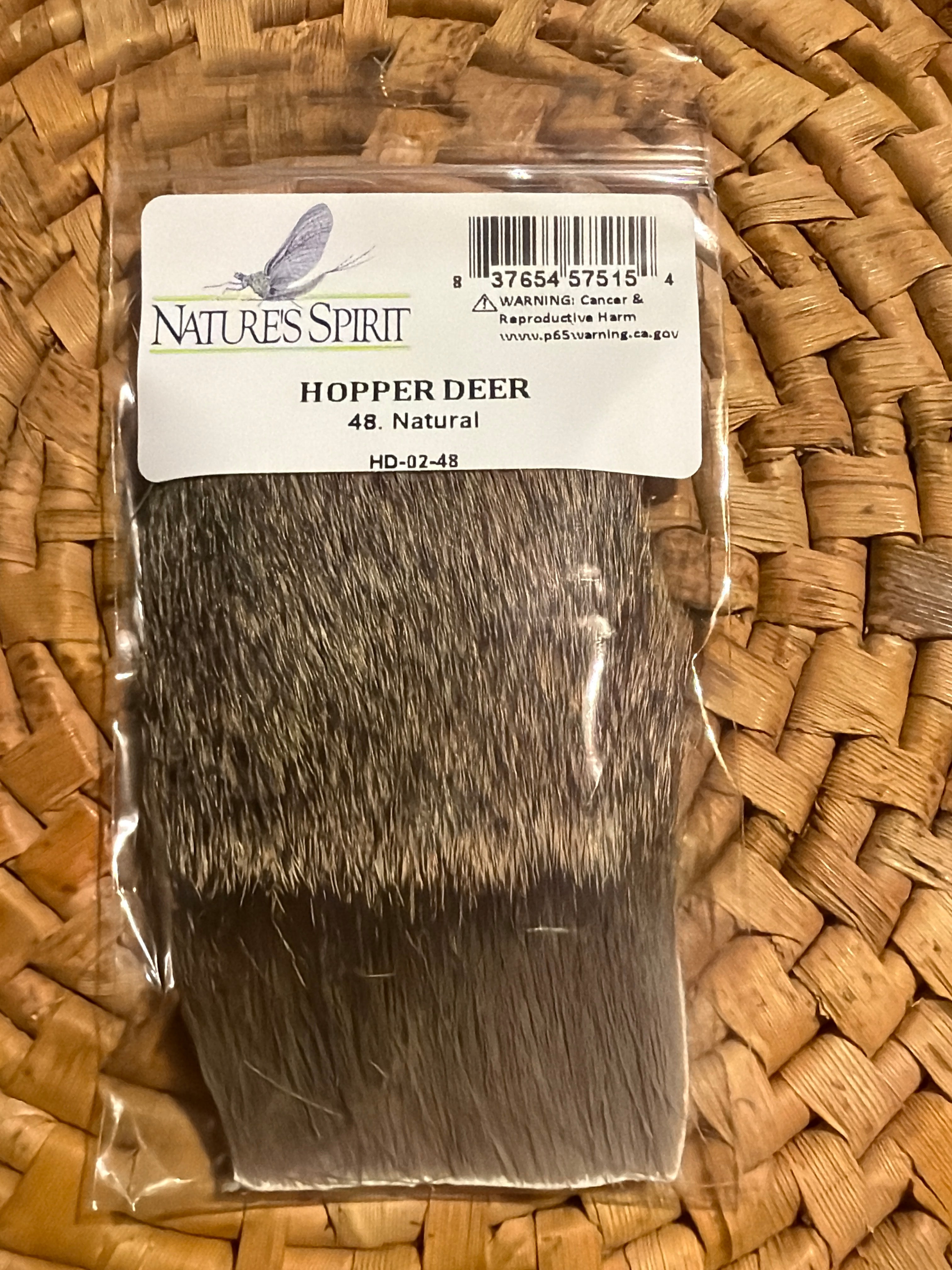 Nature's Spirit Hopper Deer Hair - Natural