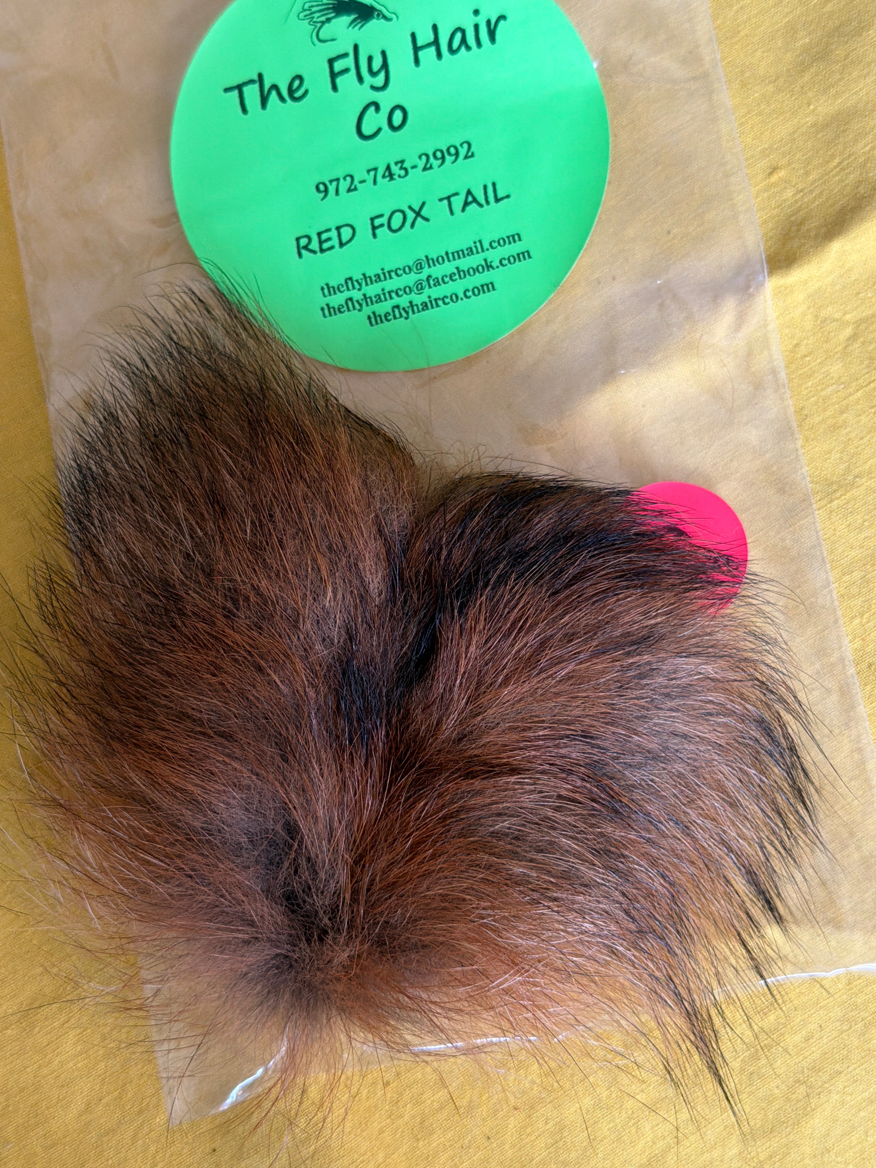 The Fly Hair Company - Red Fox Tail