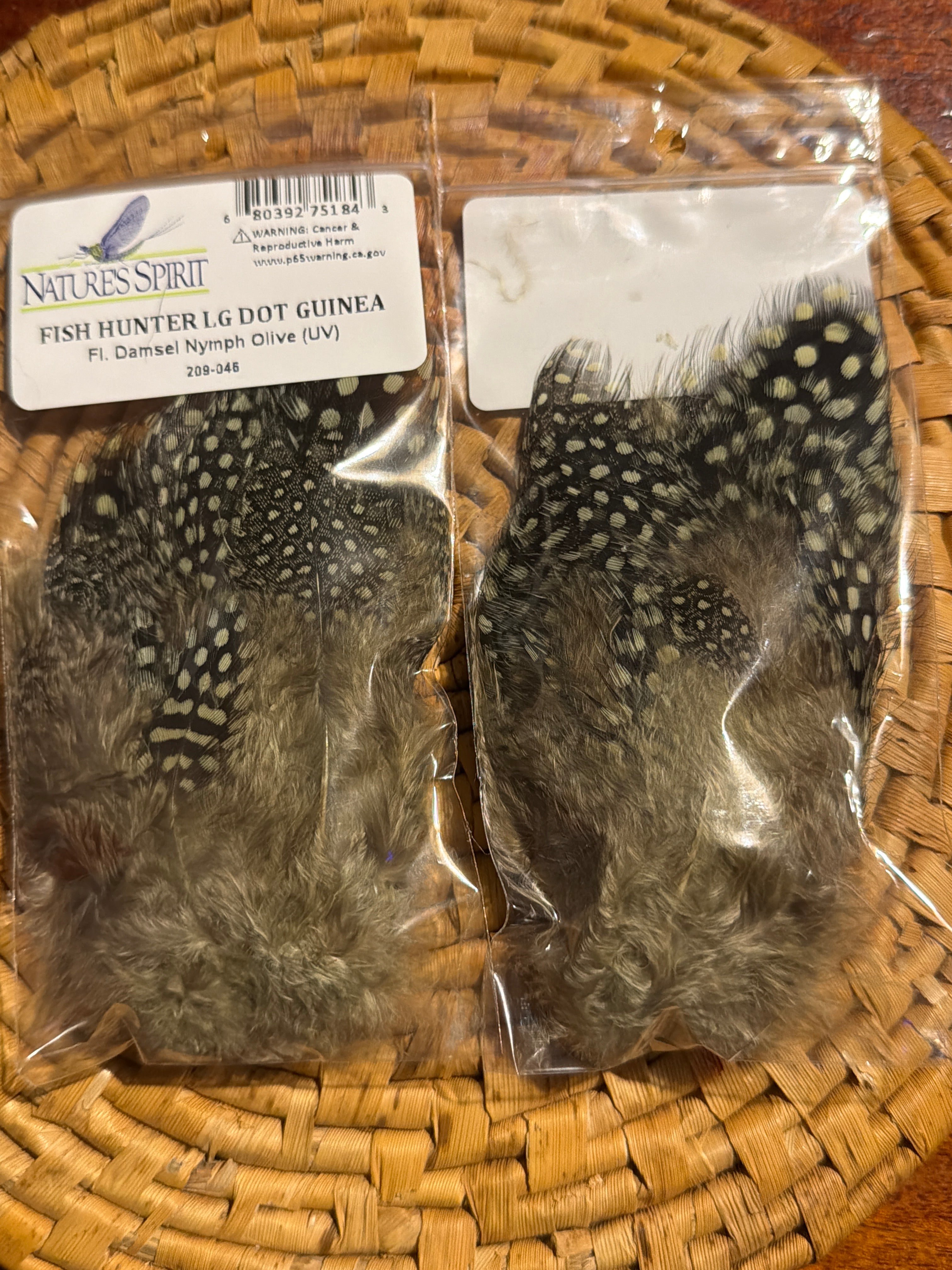 Nature's Spirit Fish Hunter Large Dot Guinea Fowl