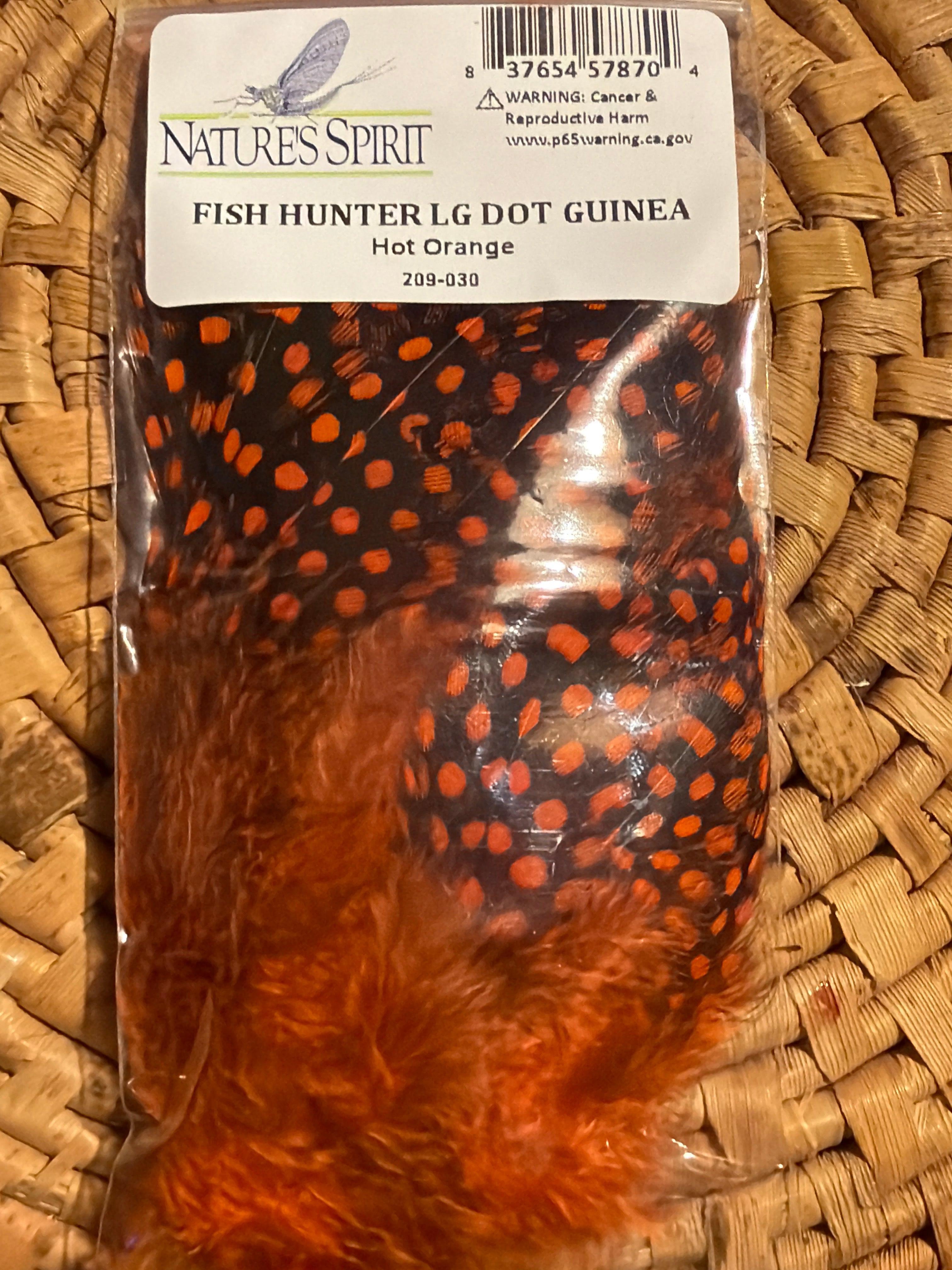 Nature's Spirit Fish Hunter Large Dot Guinea Fowl