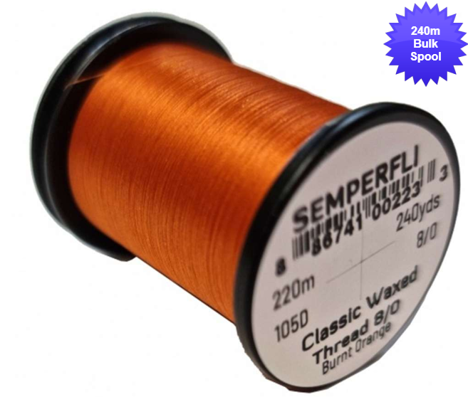 Semperfli Classic Waxed Threads 220m 8/0 105D