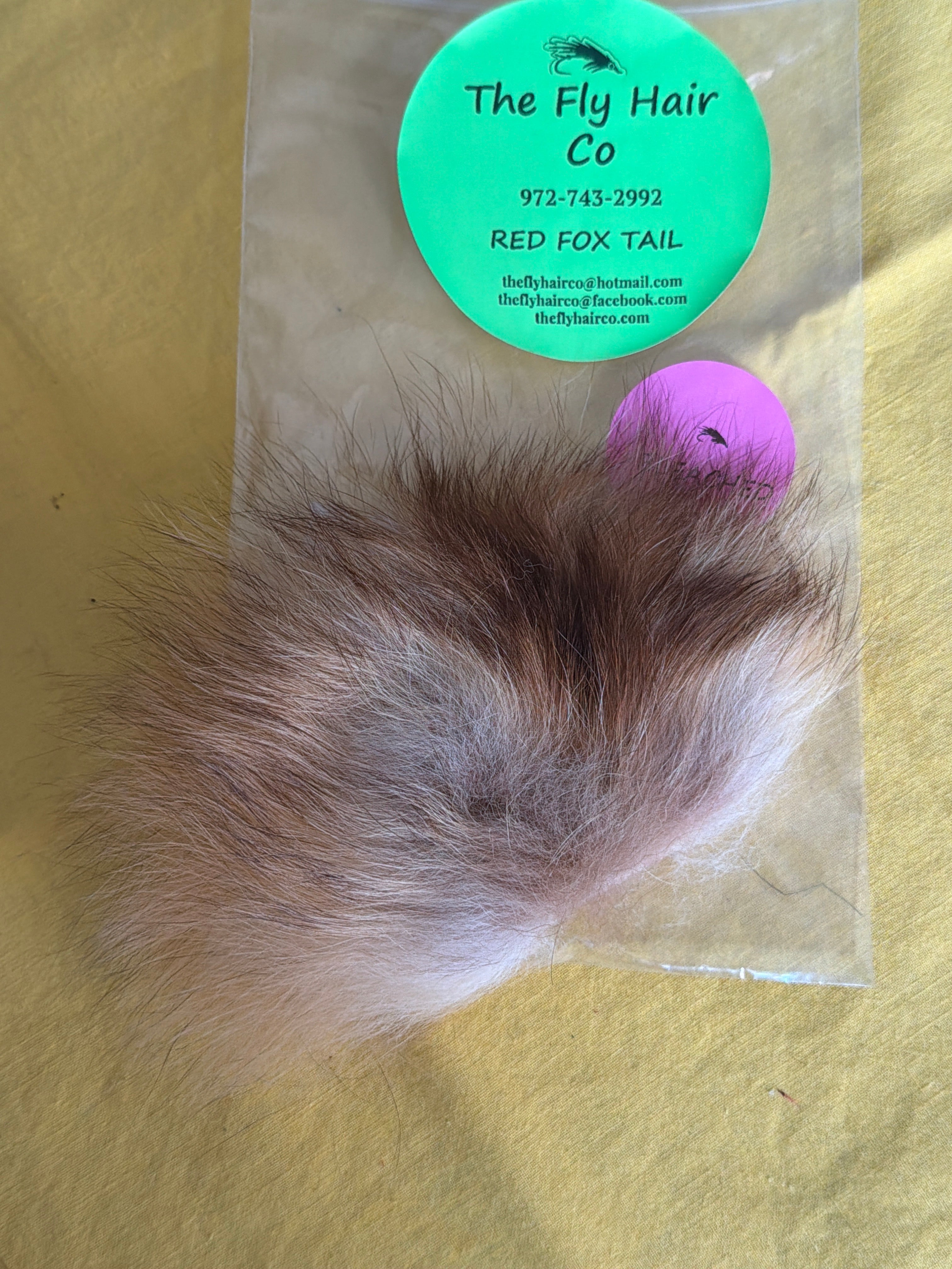 The Fly Hair Company - Red Fox Tail