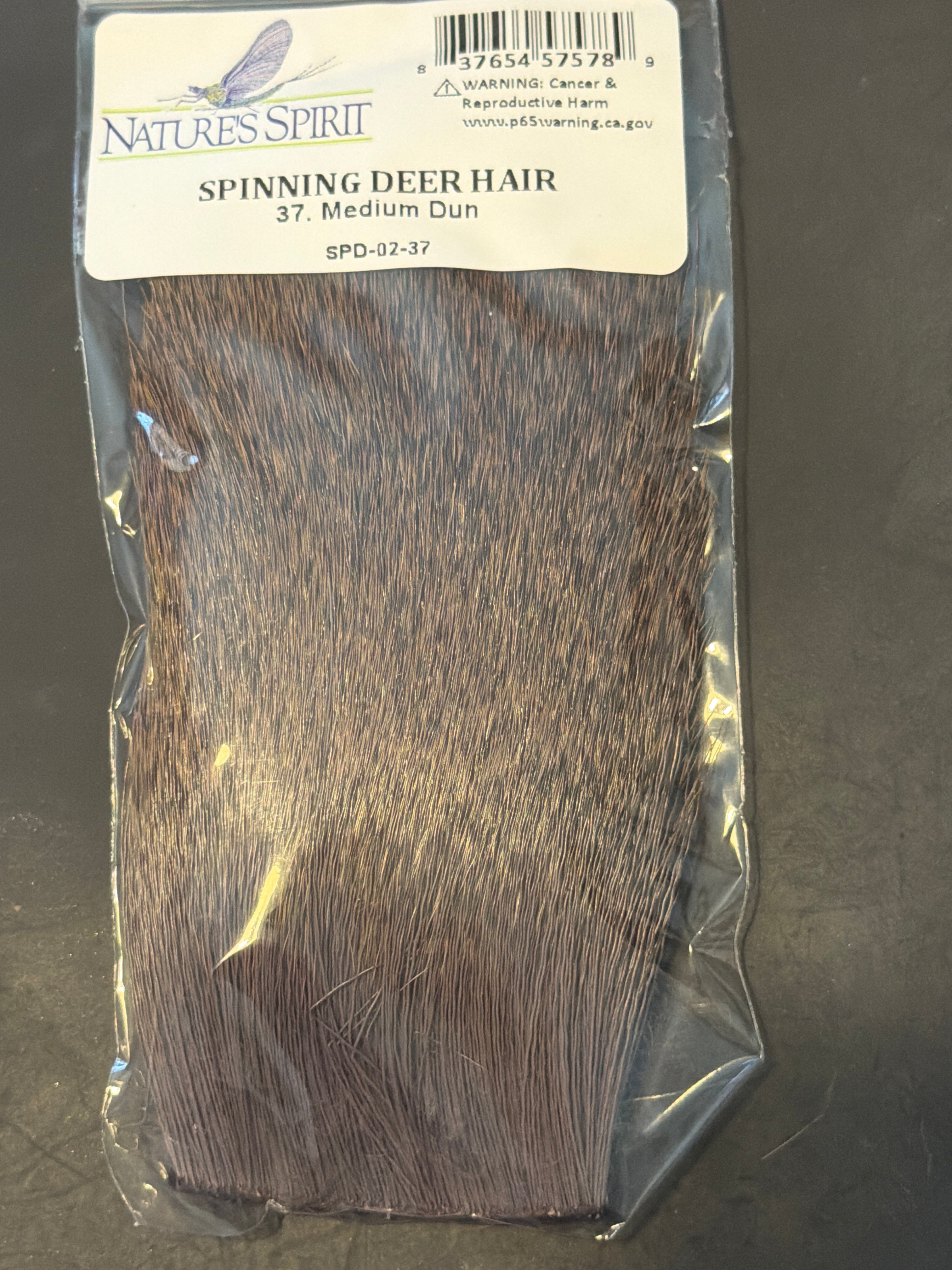 Nature's Spirit Spinning Deer Hair - Natural