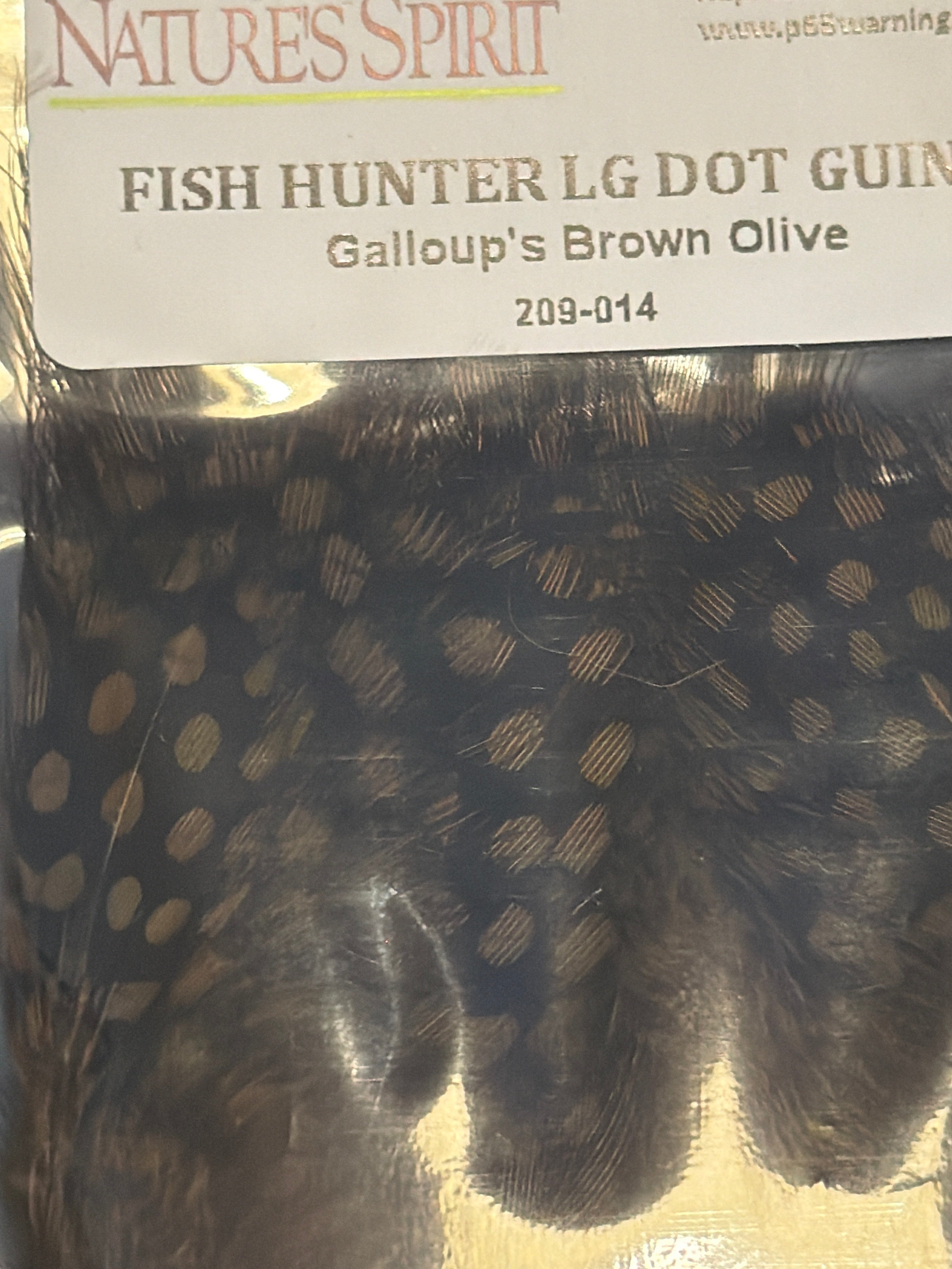 Nature's Spirit Fish Hunter Large Dot Guinea Fowl