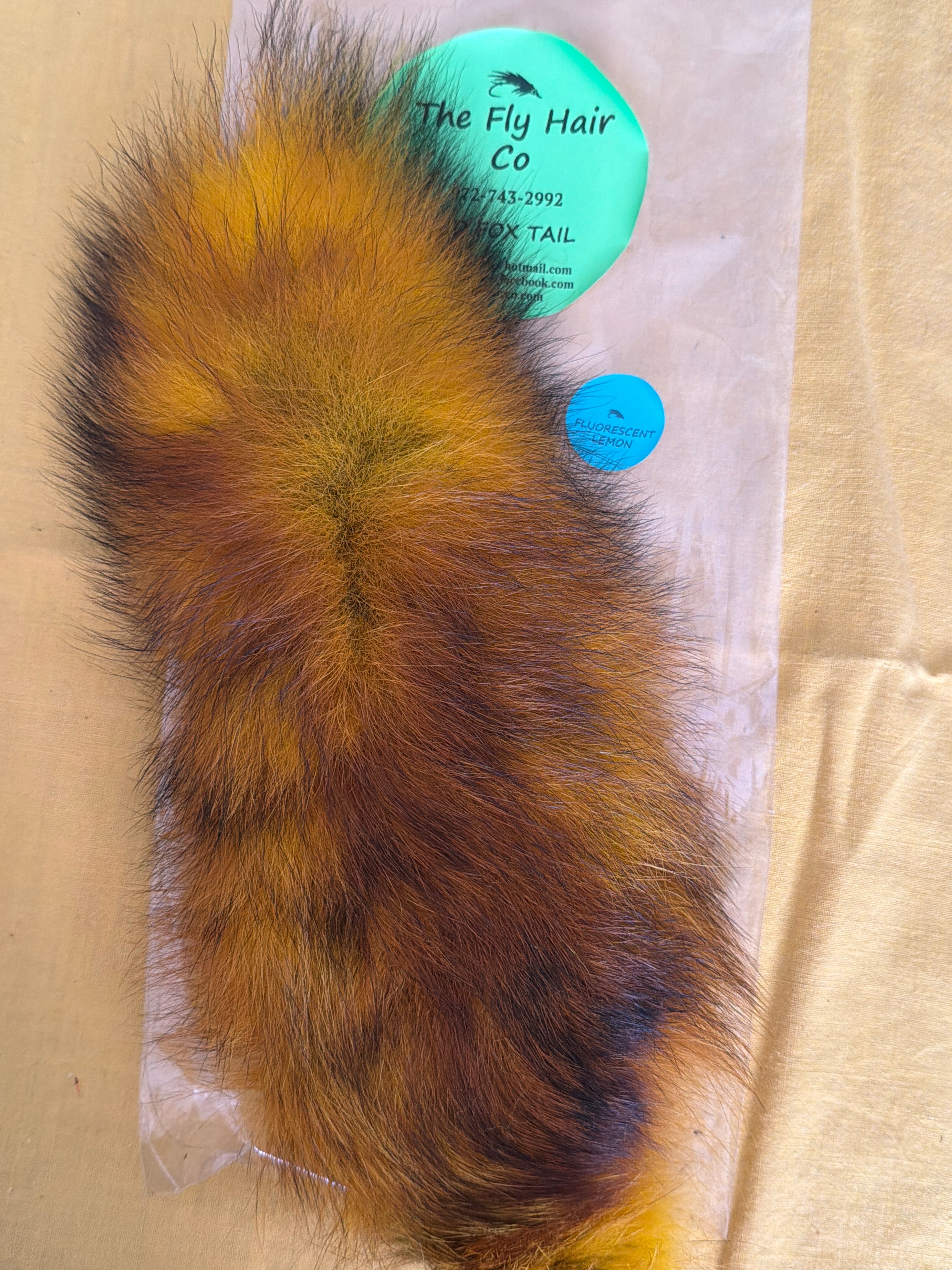 The Fly Hair Company - Red Fox Tail