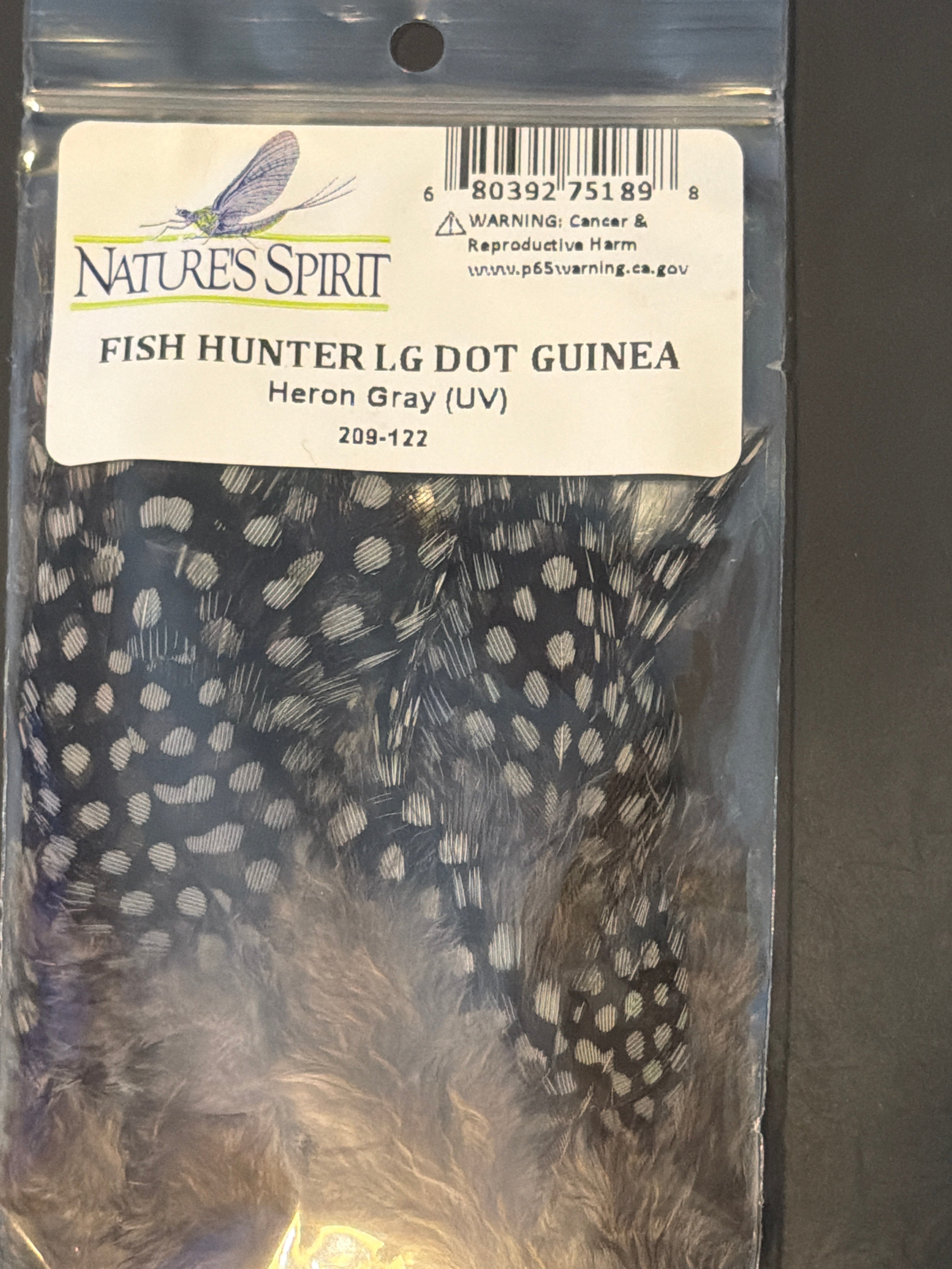 Nature's Spirit Fish Hunter Large Dot Guinea Fowl
