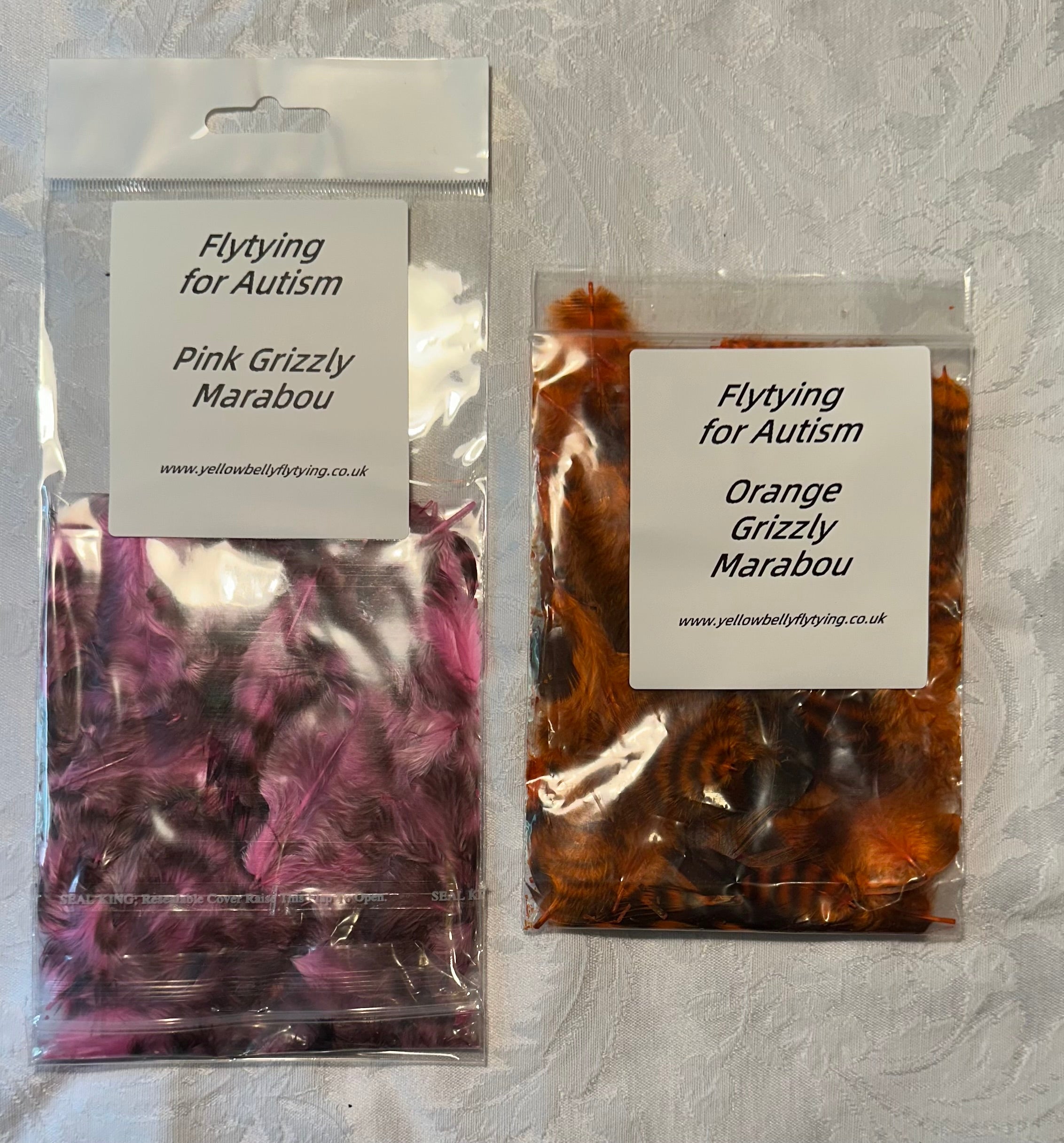 Flytying for Autism - Grizzy Marabou
