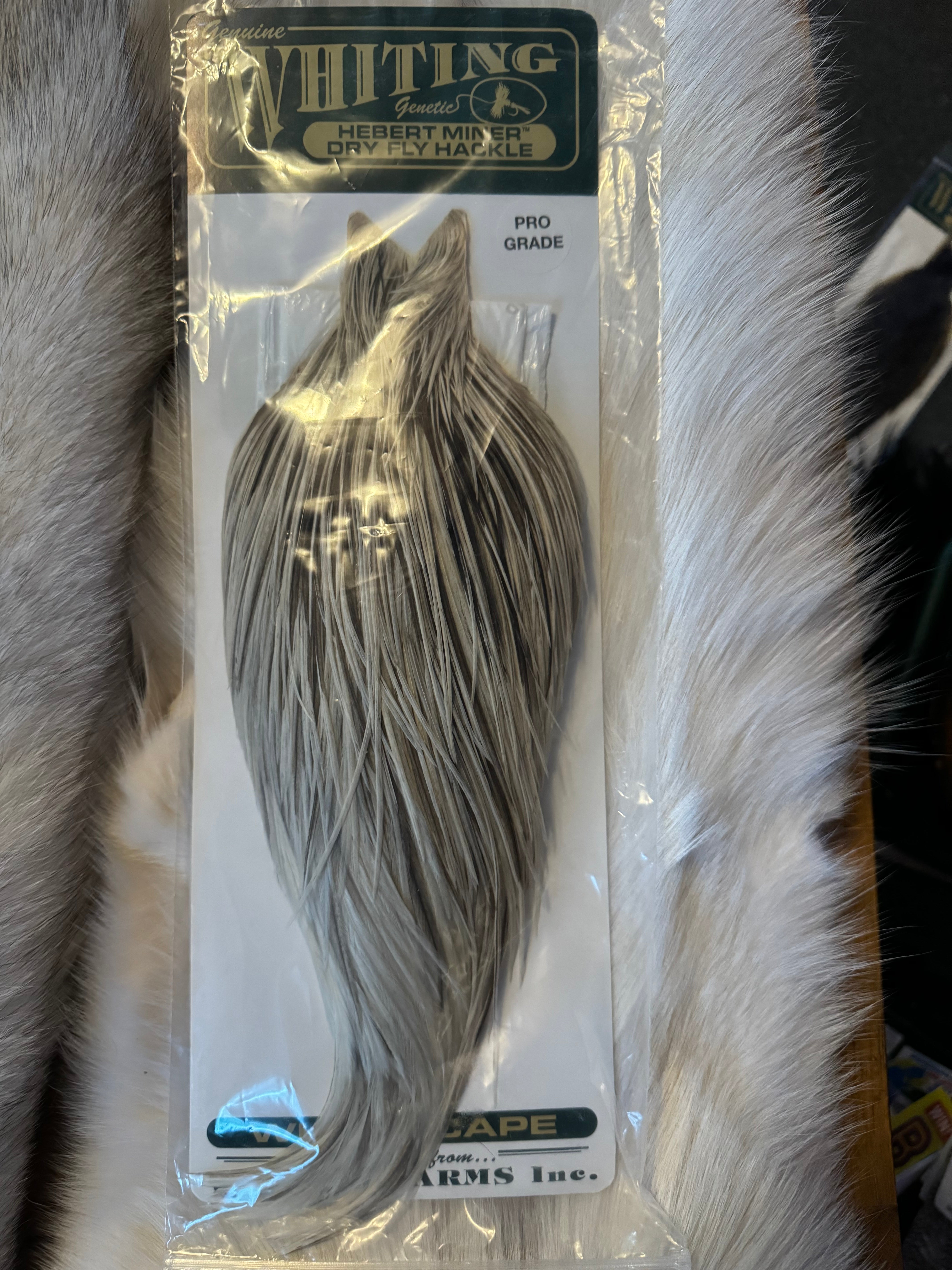 Whiting Capes - Hebert Miner - Pro Grade - Dry Fly Hackle - Unique Variant